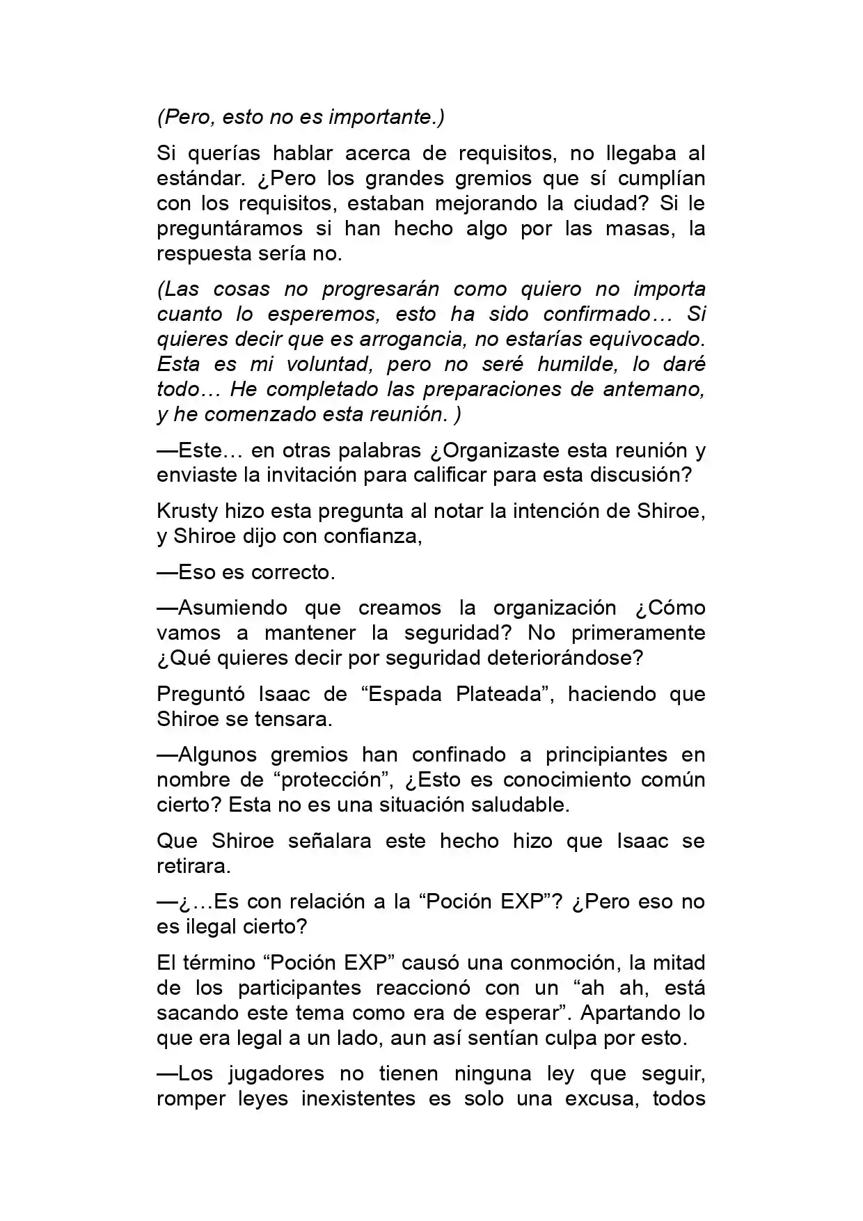 Log Horizon (Novela) - Capítulo 9 - Página 19 - LectorTMOo
