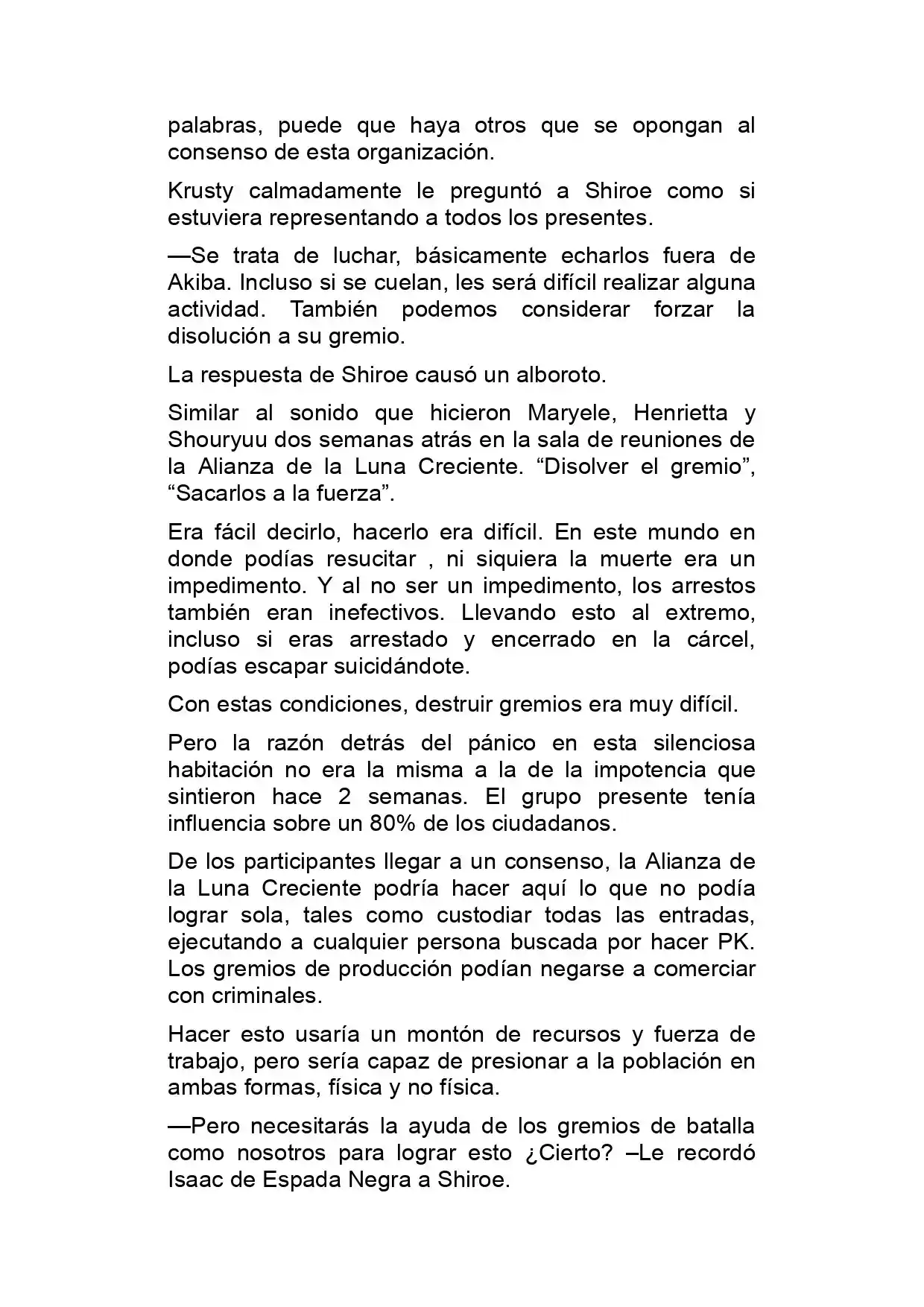 Log Horizon (Novela) - Capítulo 9 - Página 22 - LectorTMOo