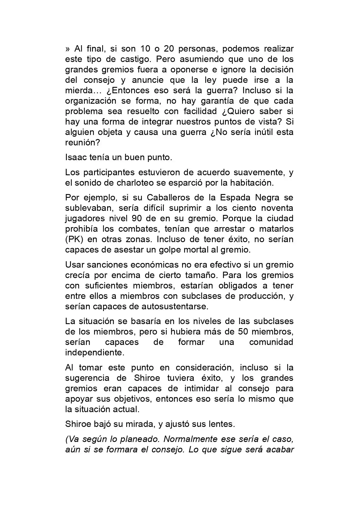 Log Horizon (Novela) - Capítulo 9 - Página 23 - LectorTMOo