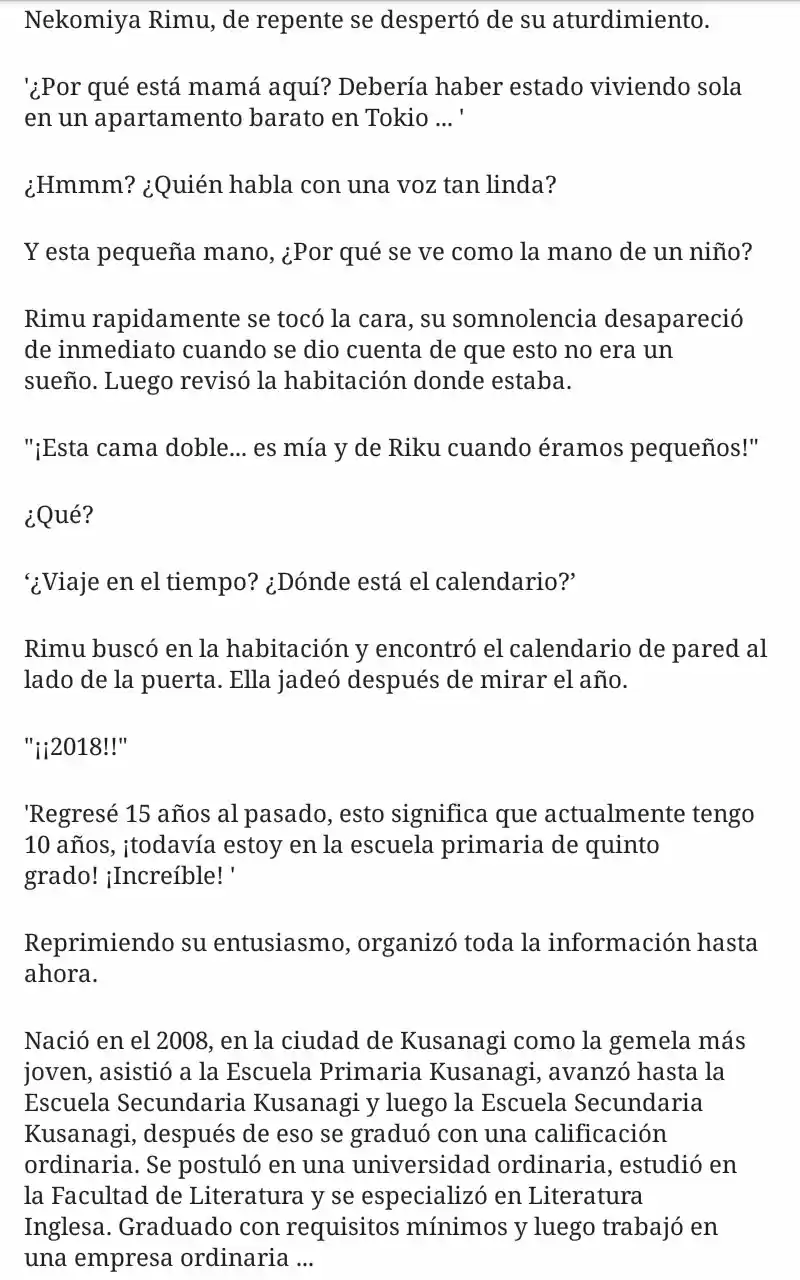 Lolificada ~ Regresando A Los 10 Años (Novela) - Capítulo 1 - Página 2 - LectorTMOo