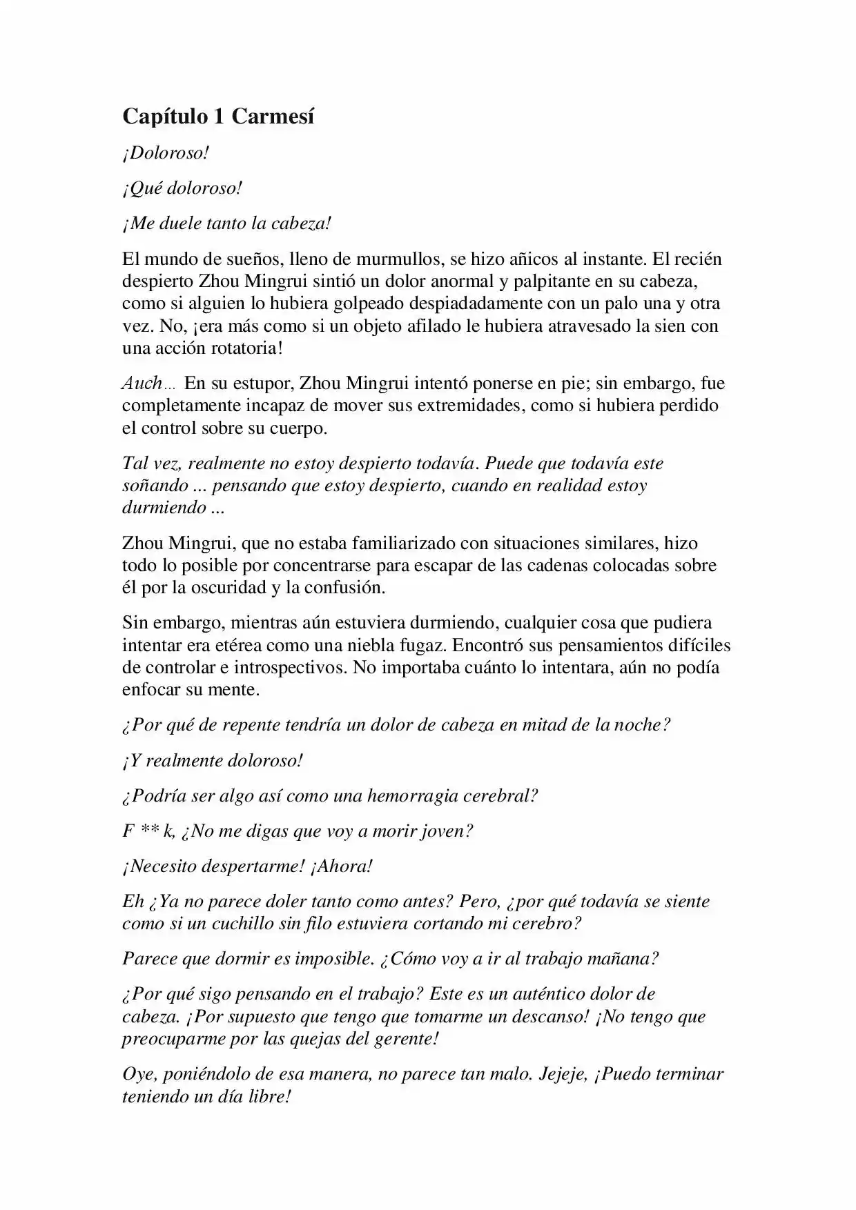 Lord Of The Mysteries (Novela) - Capítulo 1 - Página 1 - LectorTMOo
