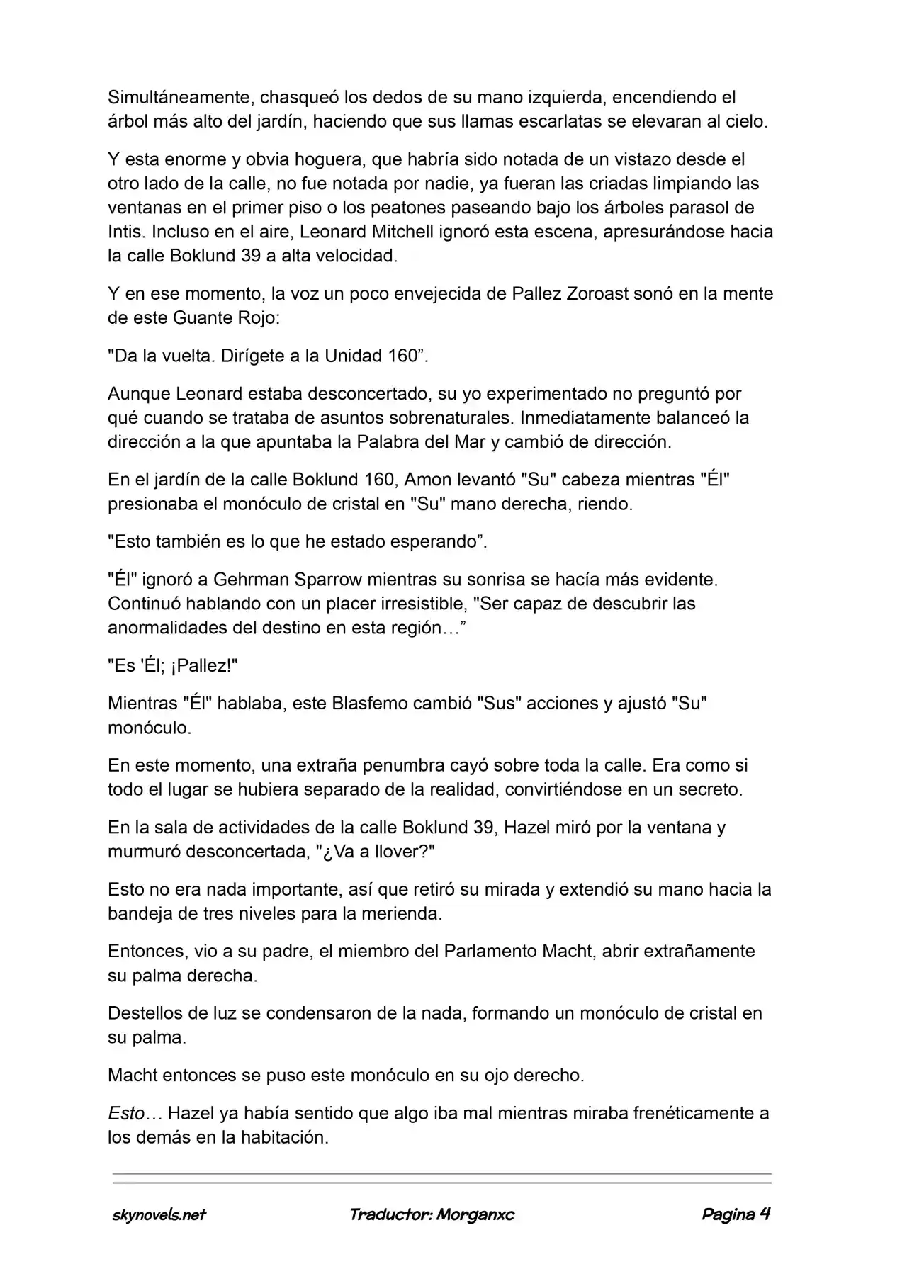 Lord Of The Mysteries (Novela) - Capítulo 1005 - Página 4 - LectorTMOo