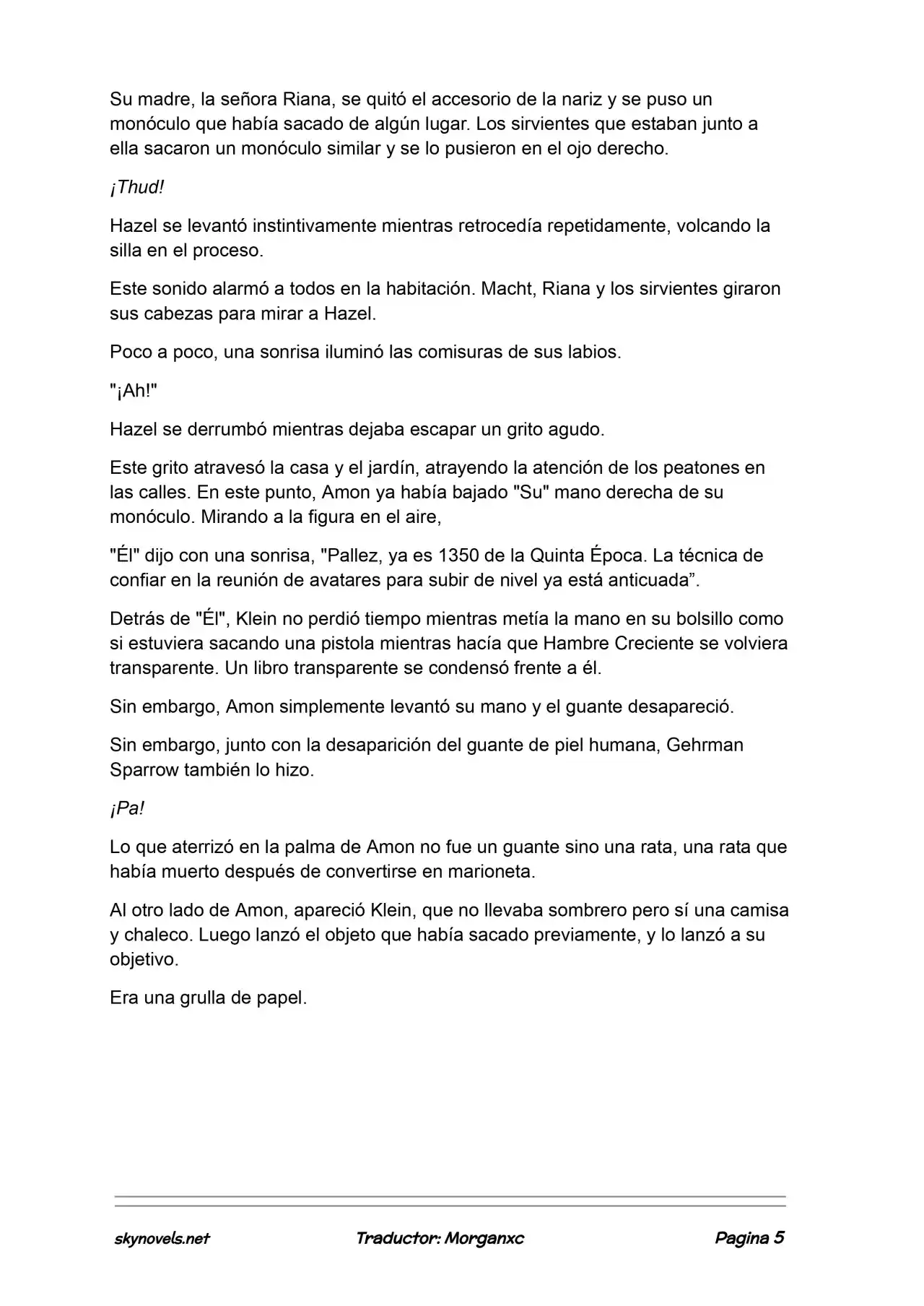 Lord Of The Mysteries (Novela) - Capítulo 1005 - Página 5 - LectorTMOo