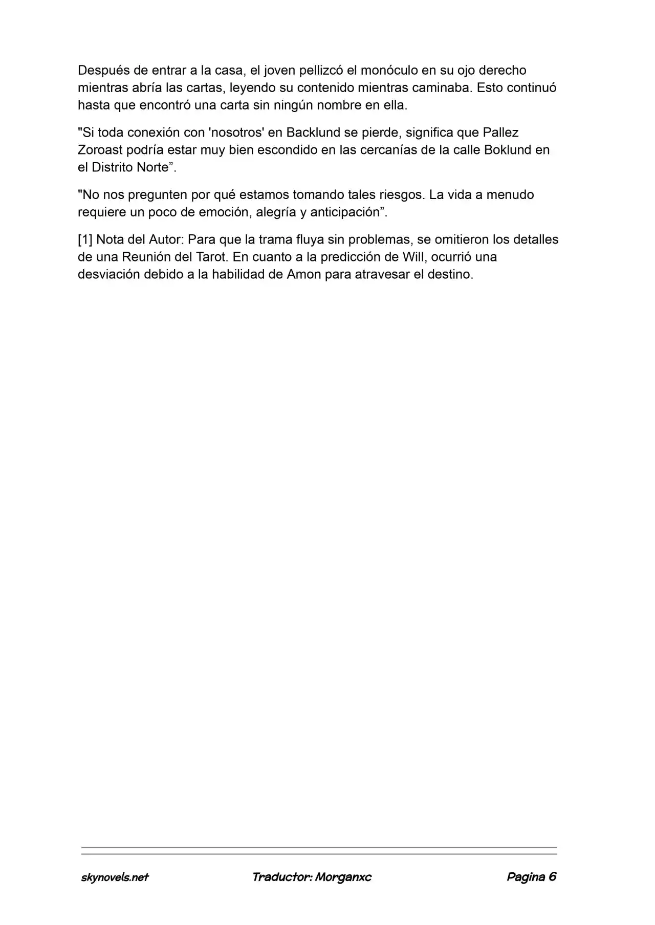 Lord Of The Mysteries (Novela) - Capítulo 1006 - Página 6 - LectorTMOo