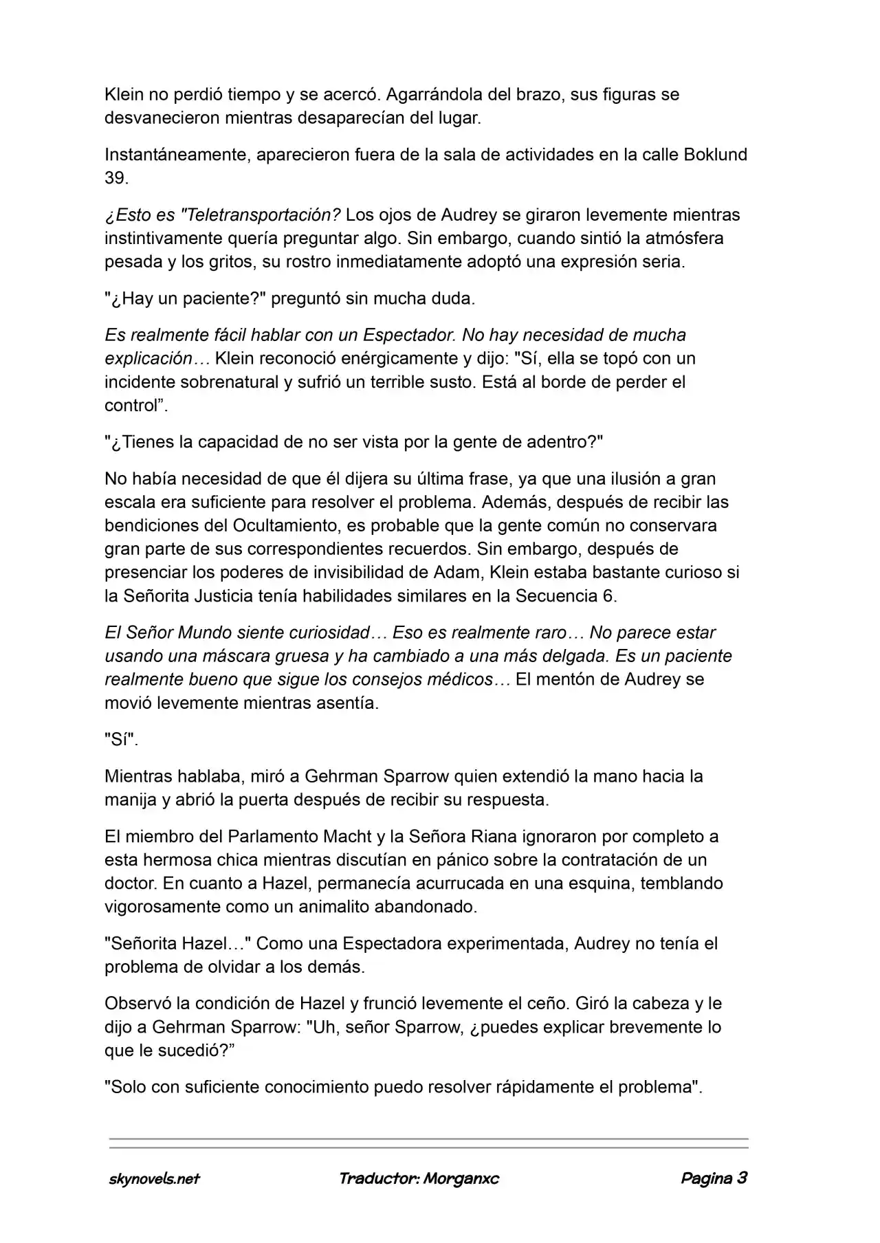 Lord Of The Mysteries (Novela) - Capítulo 1007 - Página 3 - LectorTMOo
