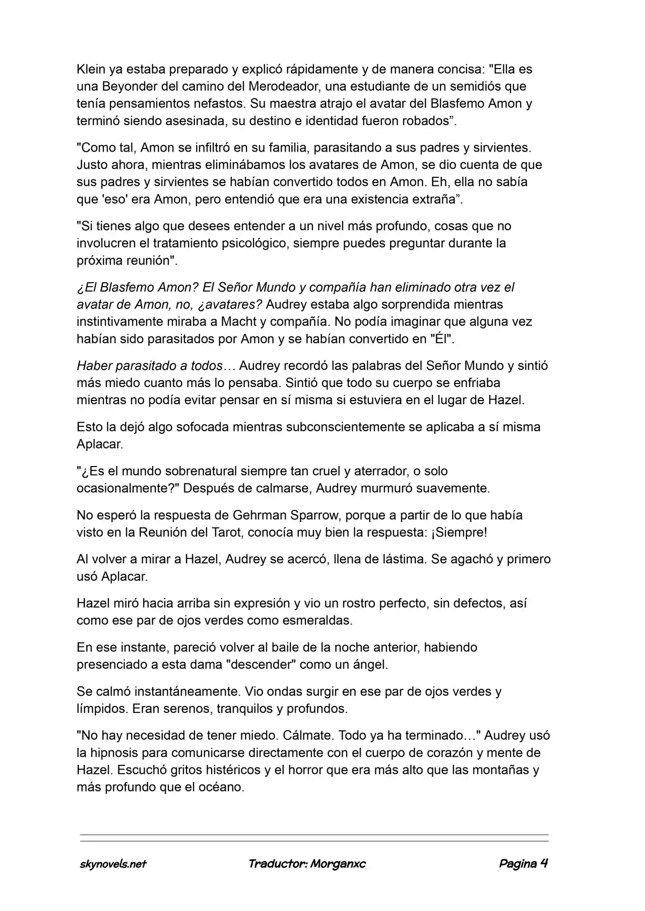 Lord Of The Mysteries (Novela) - Capítulo 1007 - Página 4 - LectorTMOo
