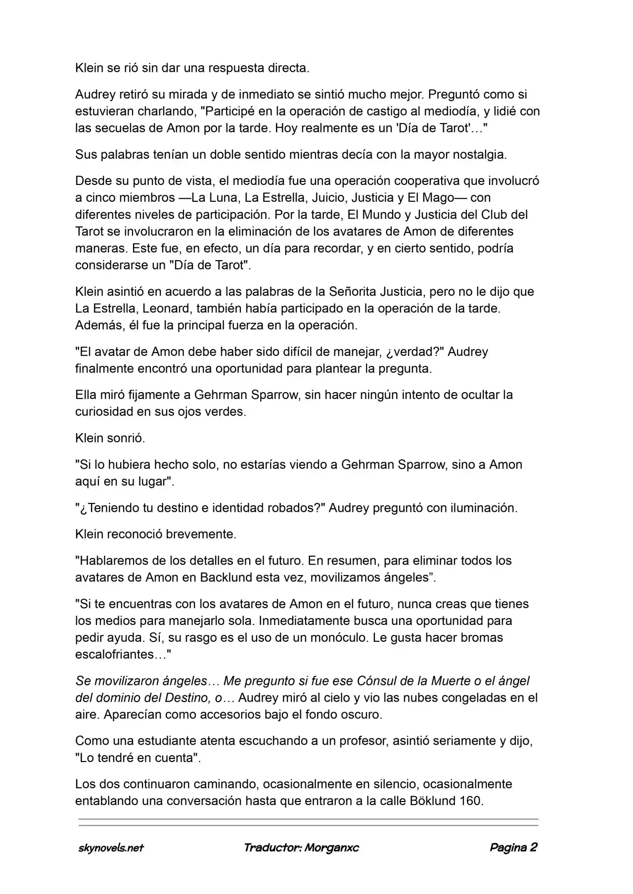 Lord Of The Mysteries (Novela) - Capítulo 1008 - Página 2 - LectorTMOo