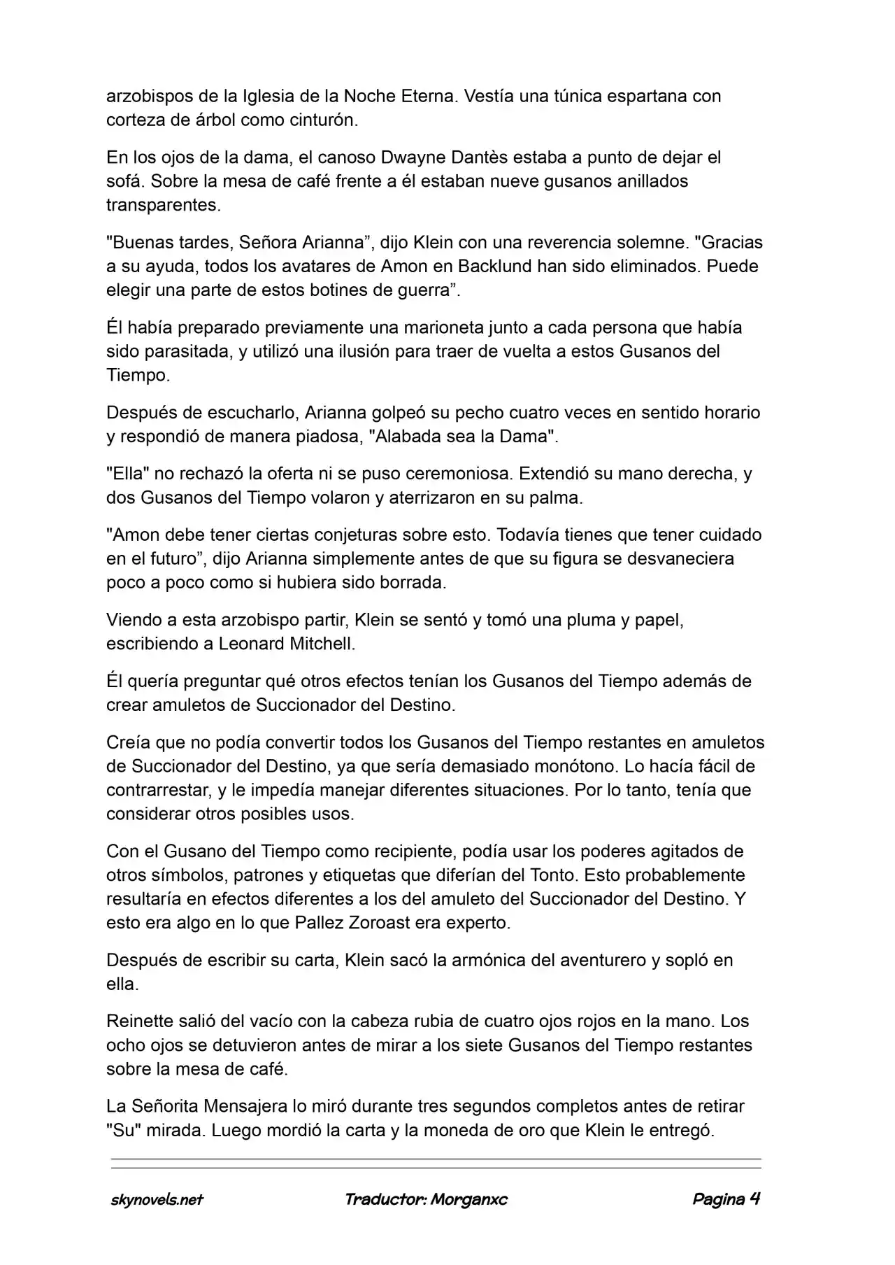 Lord Of The Mysteries (Novela) - Capítulo 1008 - Página 4 - LectorTMOo