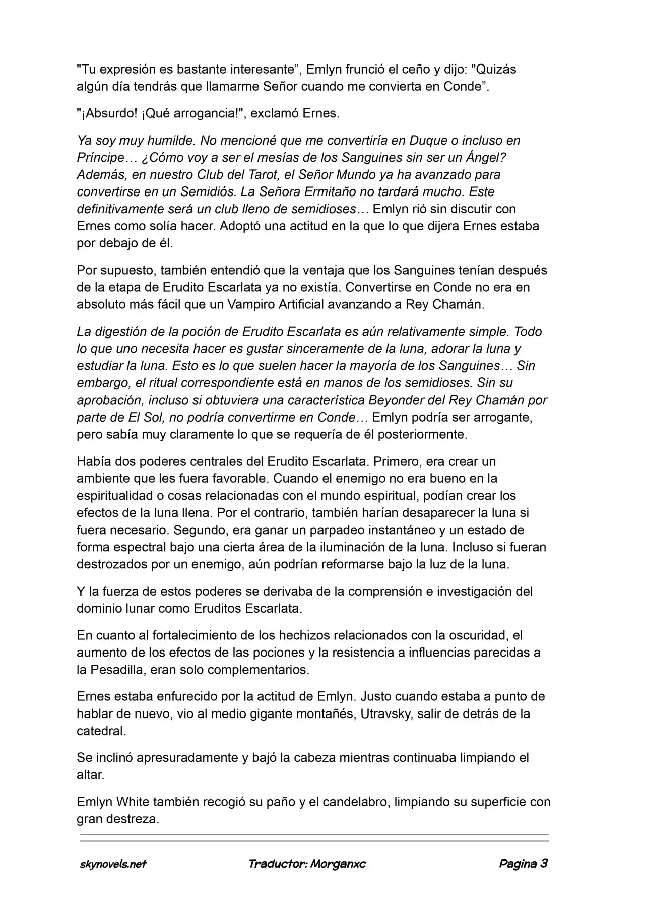 Lord Of The Mysteries (Novela) - Capítulo 1009 - Página 3 - LectorTMOo