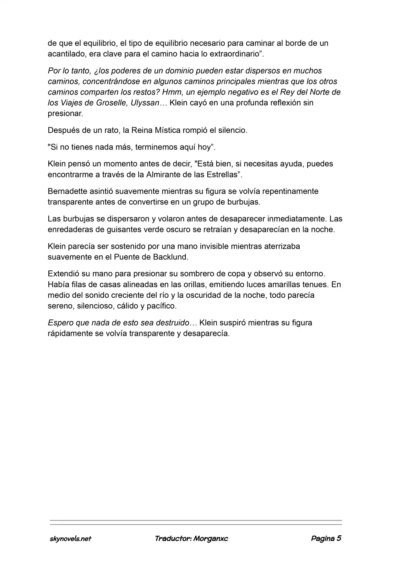 Lord Of The Mysteries (Novela) - Capítulo 1011 - Página 5 - LectorTMOo
