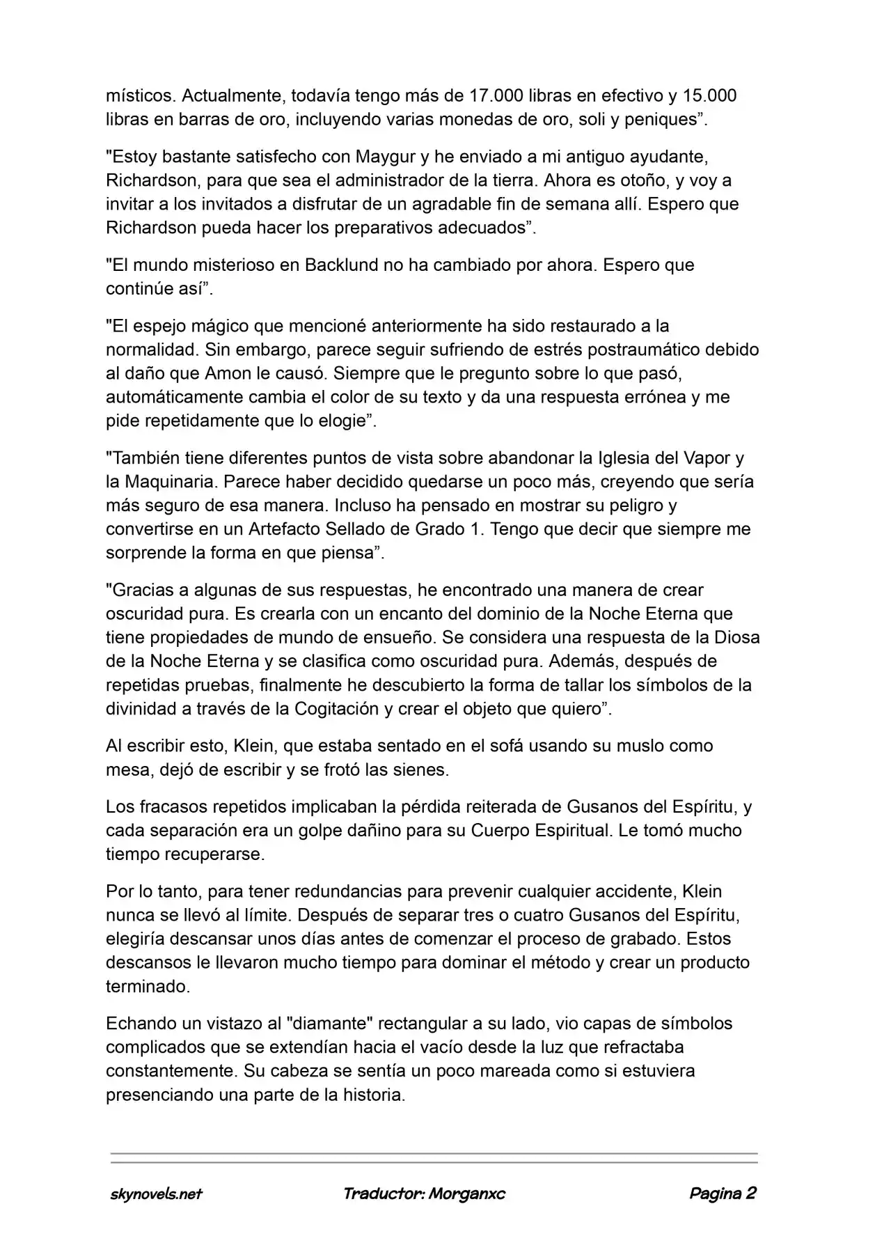 Lord Of The Mysteries (Novela) - Capítulo 1012 - Página 2 - LectorTMOo