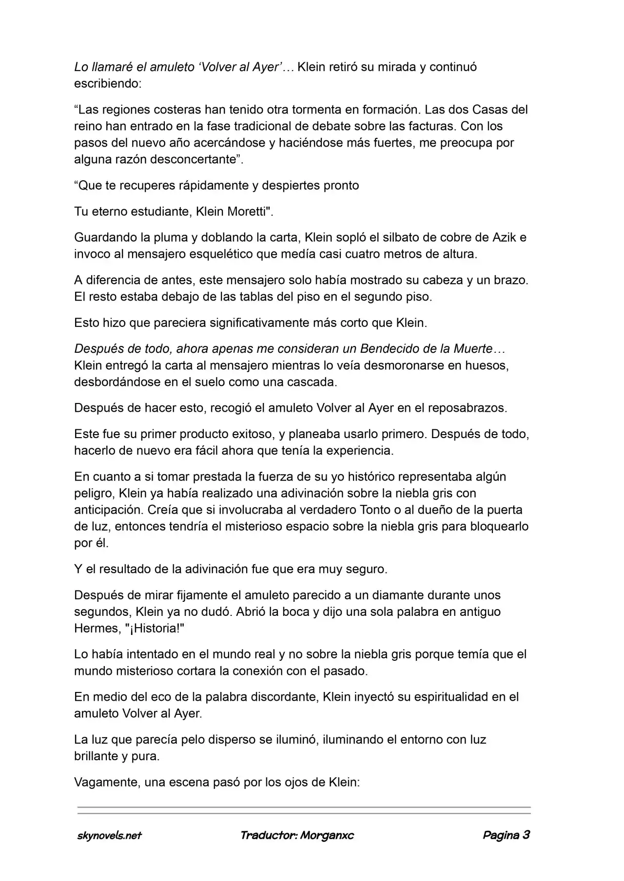 Lord Of The Mysteries (Novela) - Capítulo 1012 - Página 3 - LectorTMOo