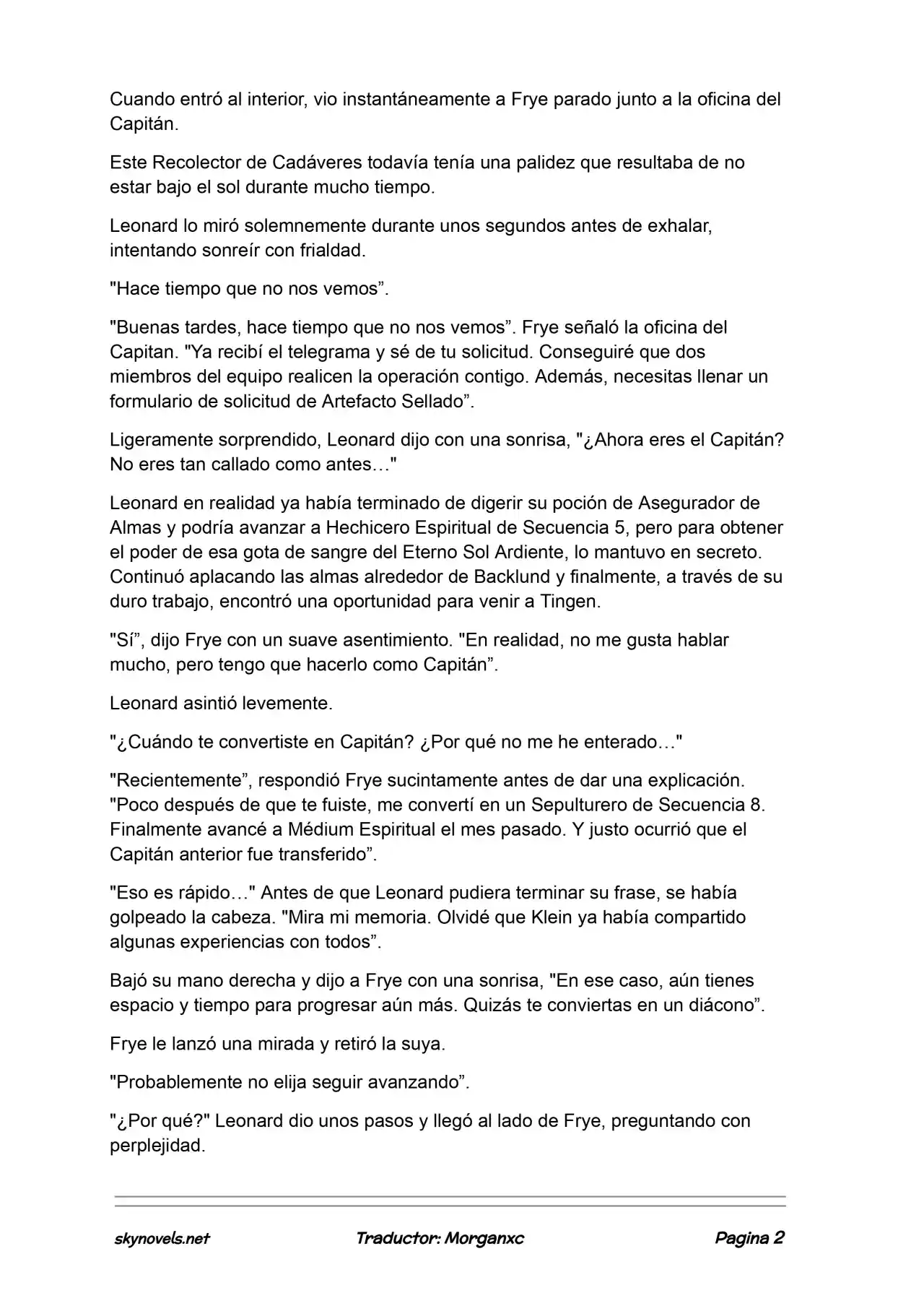 Lord Of The Mysteries (Novela) - Capítulo 1013 - Página 2 - LectorTMOo