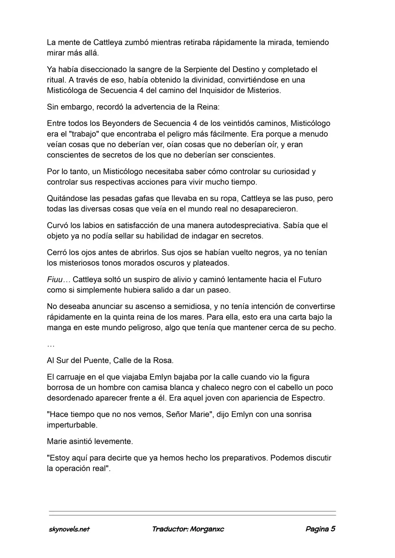 Lord Of The Mysteries (Novela) - Capítulo 1013 - Página 5 - LectorTMOo