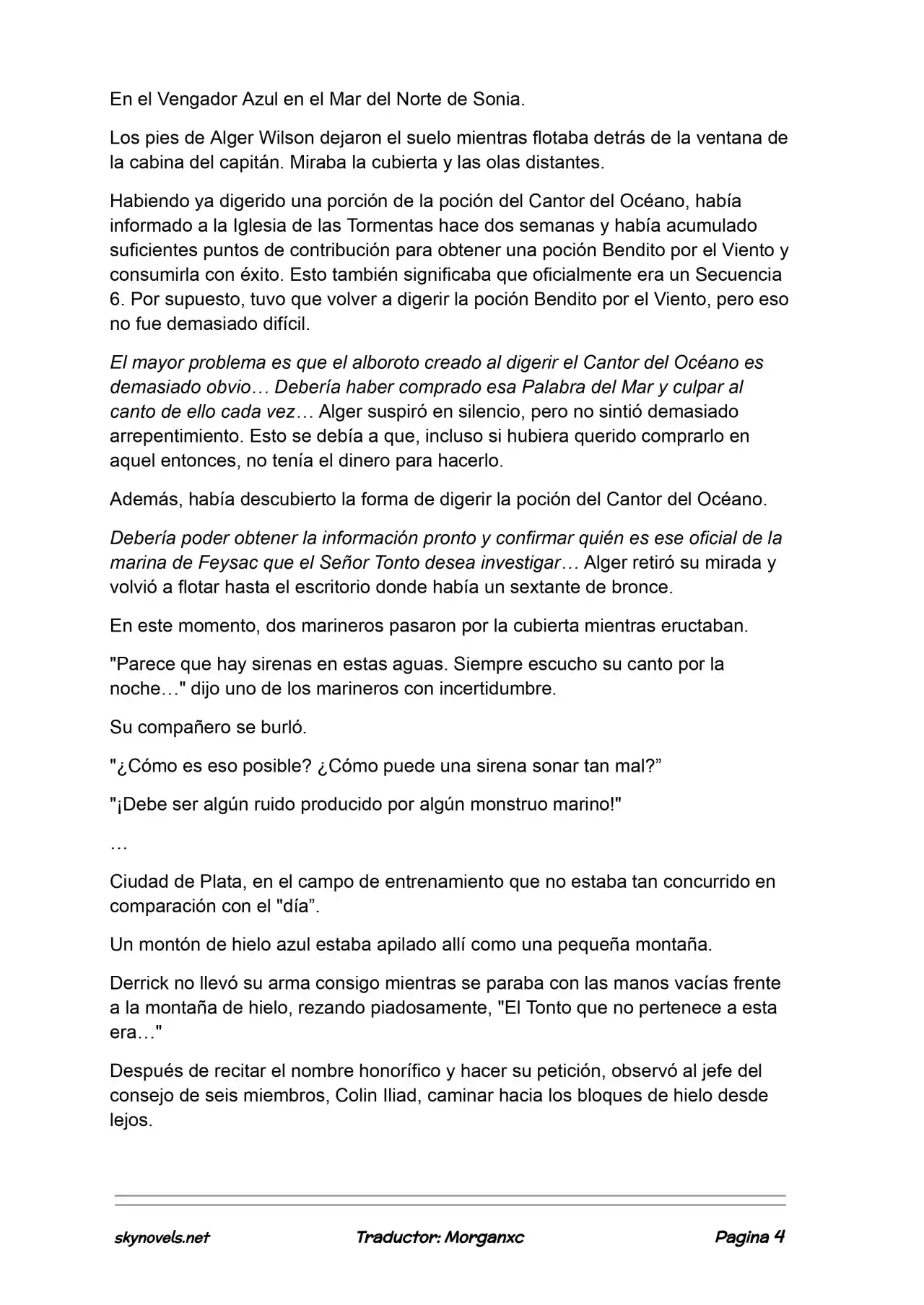 Lord Of The Mysteries (Novela) - Capítulo 1014 - Página 4 - LectorTMOo