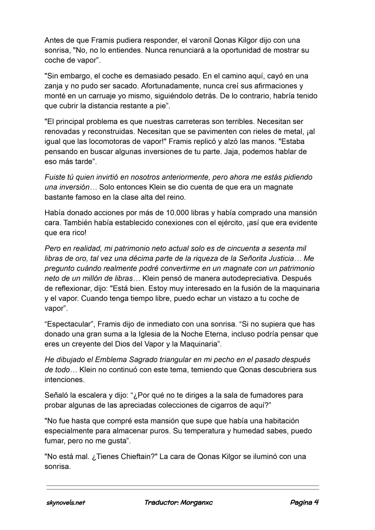 Lord Of The Mysteries (Novela) - Capítulo 1017 - Página 4 - LectorTMOo