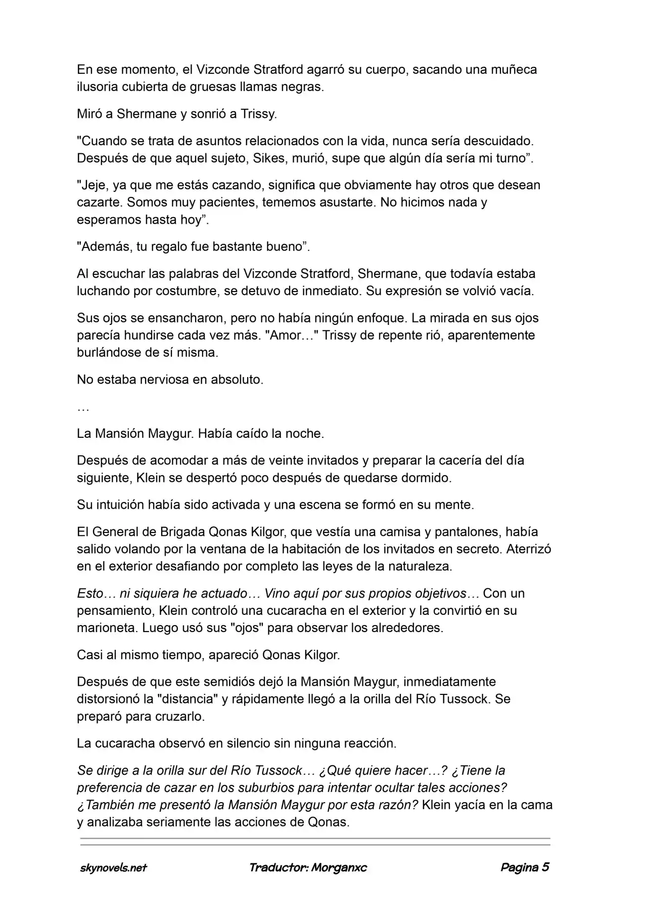 Lord Of The Mysteries (Novela) - Capítulo 1019 - Página 5 - LectorTMOo