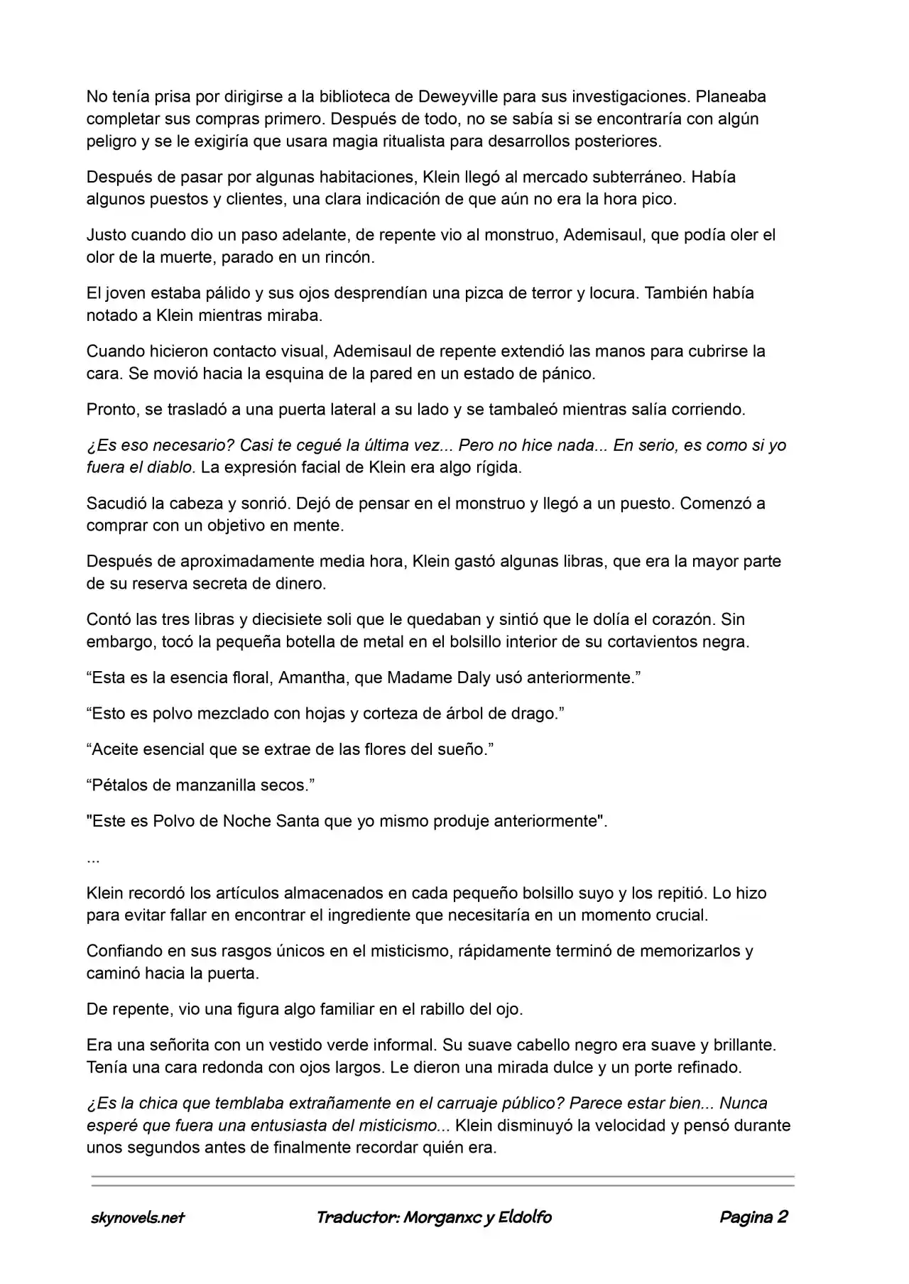 Lord Of The Mysteries (Novela) - Capítulo 102 - Página 2 - LectorTMOo