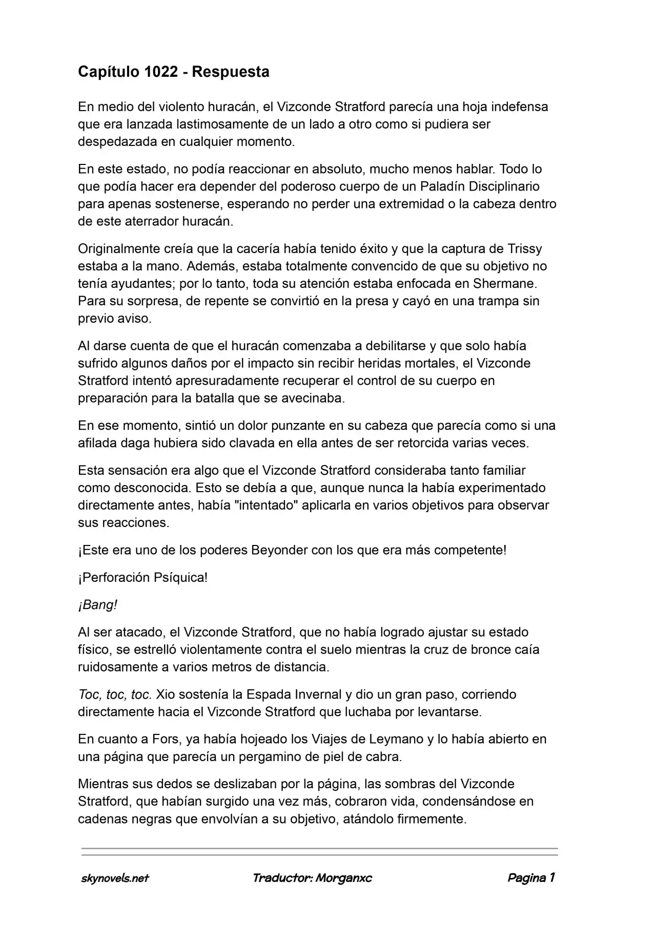 Lord Of The Mysteries (Novela) - Capítulo 1022 - Página 1 - LectorTMOo