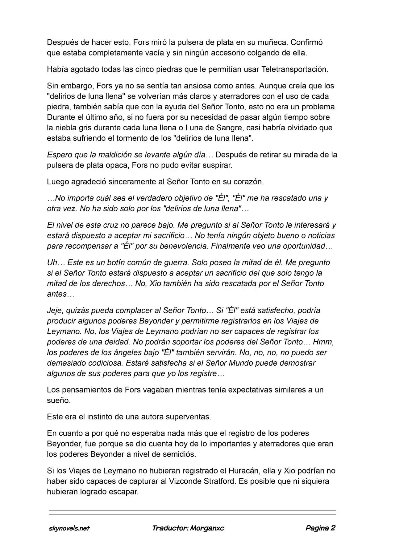 Lord Of The Mysteries (Novela) - Capítulo 1023 - Página 2 - LectorTMOo