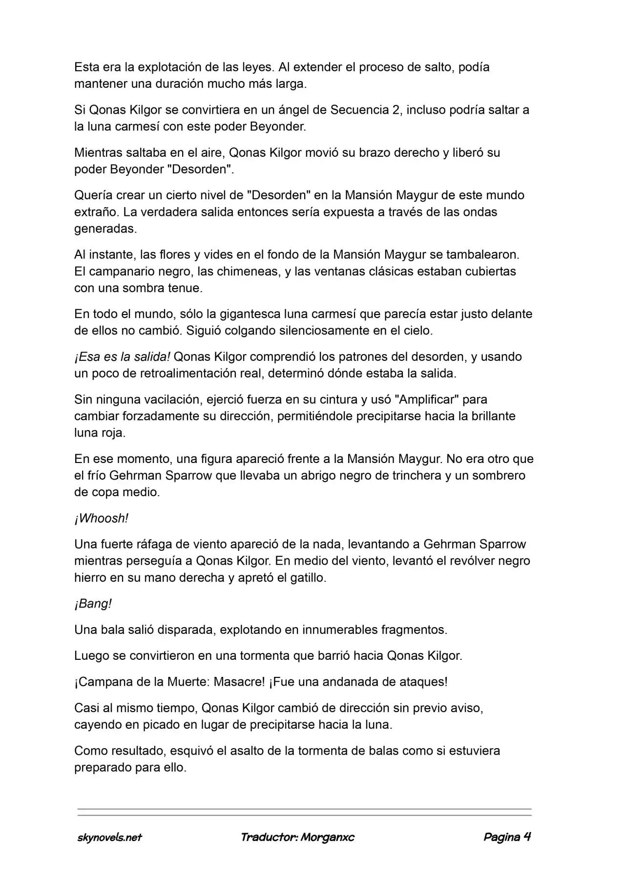 Lord Of The Mysteries (Novela) - Capítulo 1026 - Página 4 - LectorTMOo