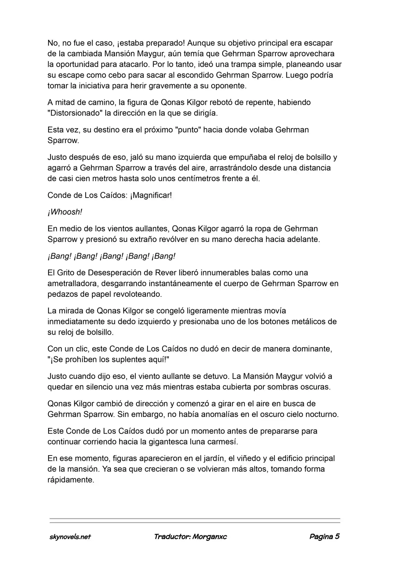 Lord Of The Mysteries (Novela) - Capítulo 1026 - Página 5 - LectorTMOo