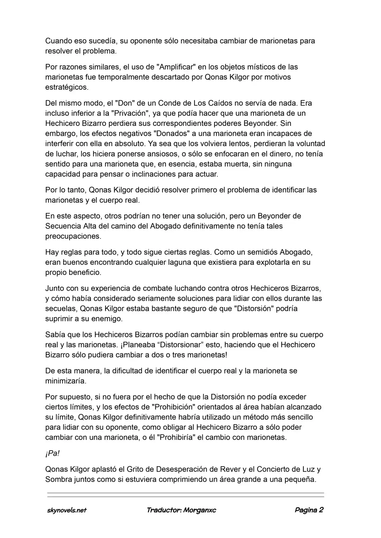Lord Of The Mysteries (Novela) - Capítulo 1027 - Página 2 - LectorTMOo