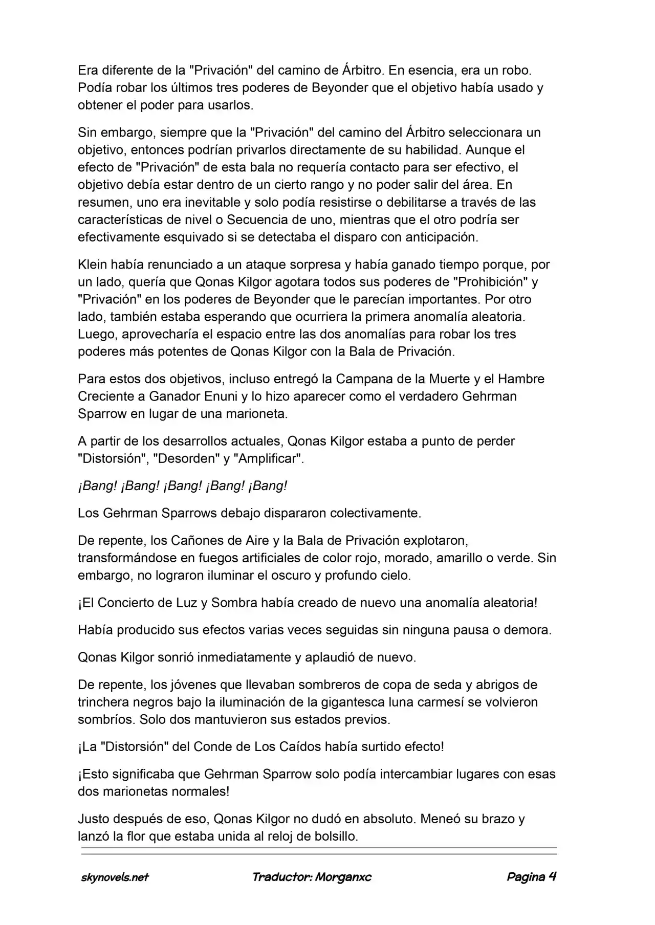 Lord Of The Mysteries (Novela) - Capítulo 1027 - Página 4 - LectorTMOo