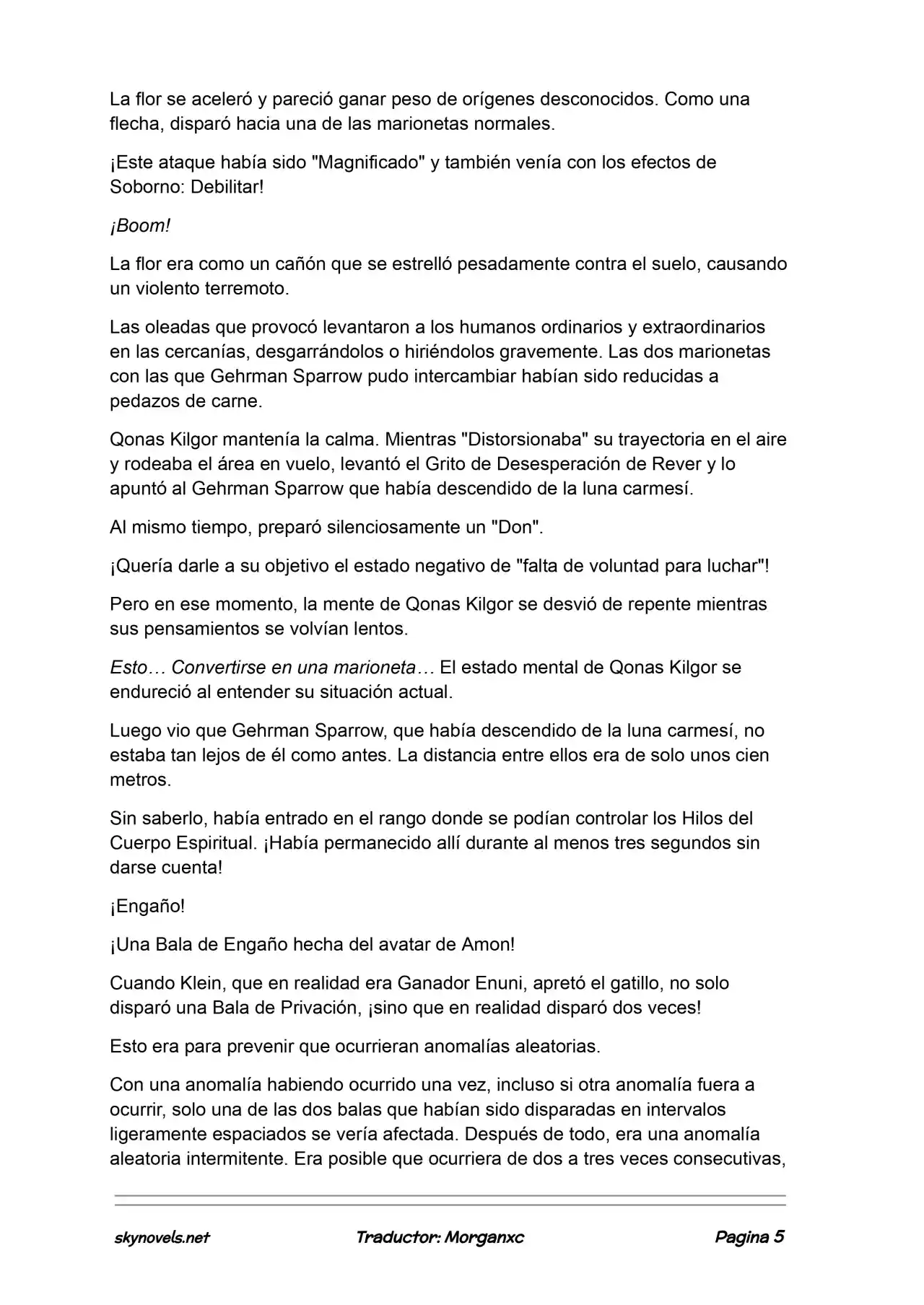 Lord Of The Mysteries (Novela) - Capítulo 1027 - Página 5 - LectorTMOo