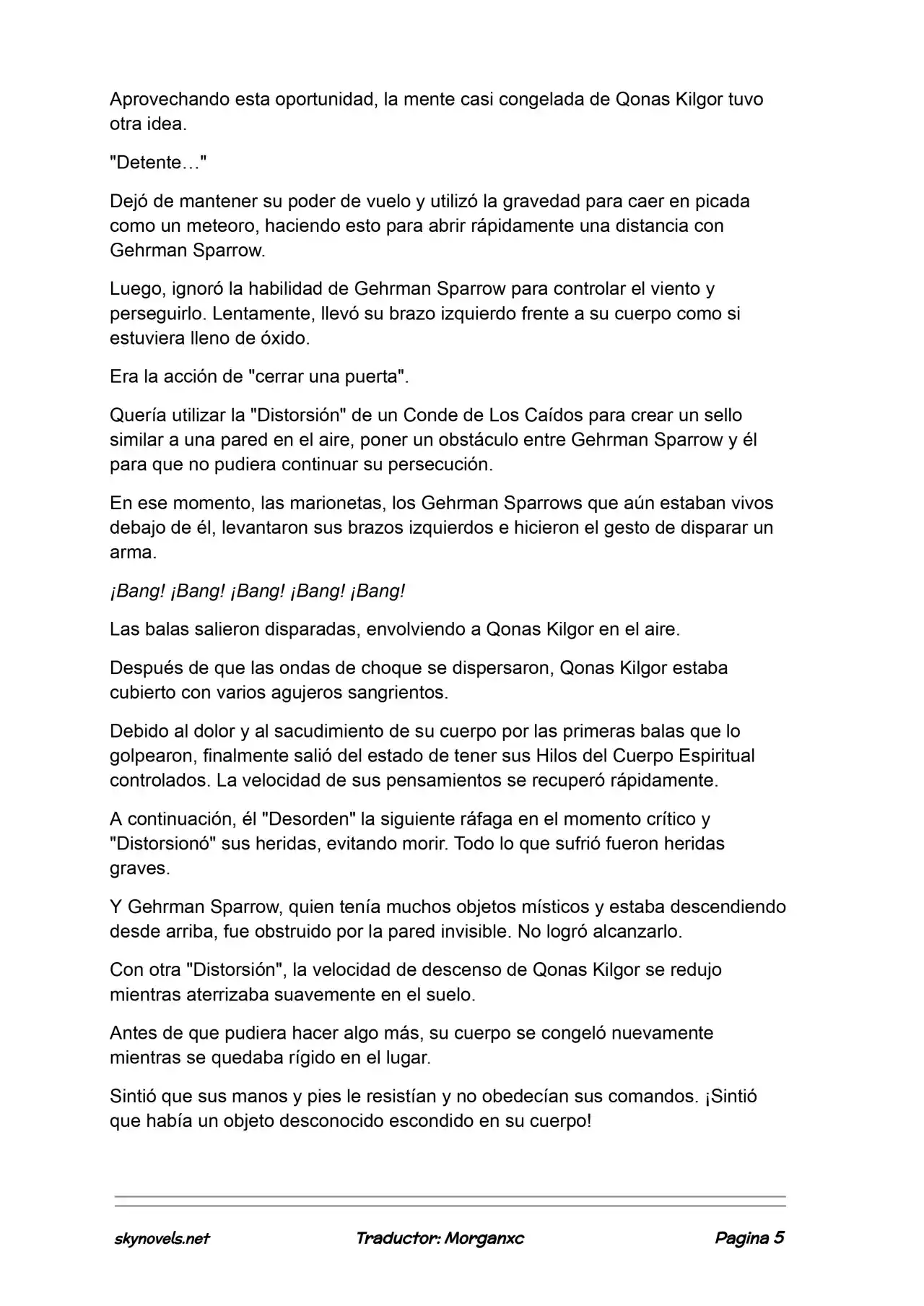 Lord Of The Mysteries (Novela) - Capítulo 1028 - Página 5 - LectorTMOo