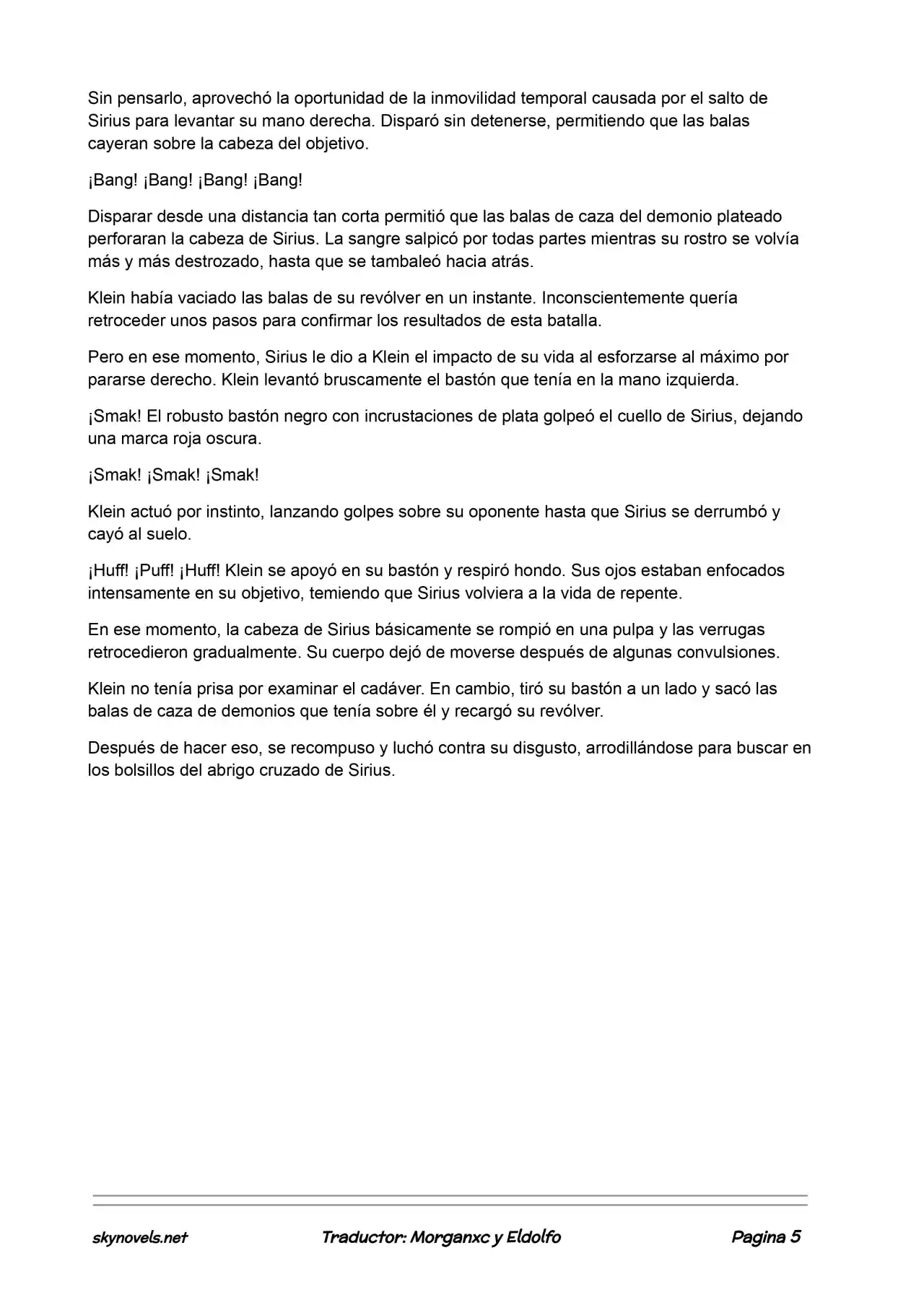 Lord Of The Mysteries (Novela) - Capítulo 103 - Página 5 - LectorTMOo