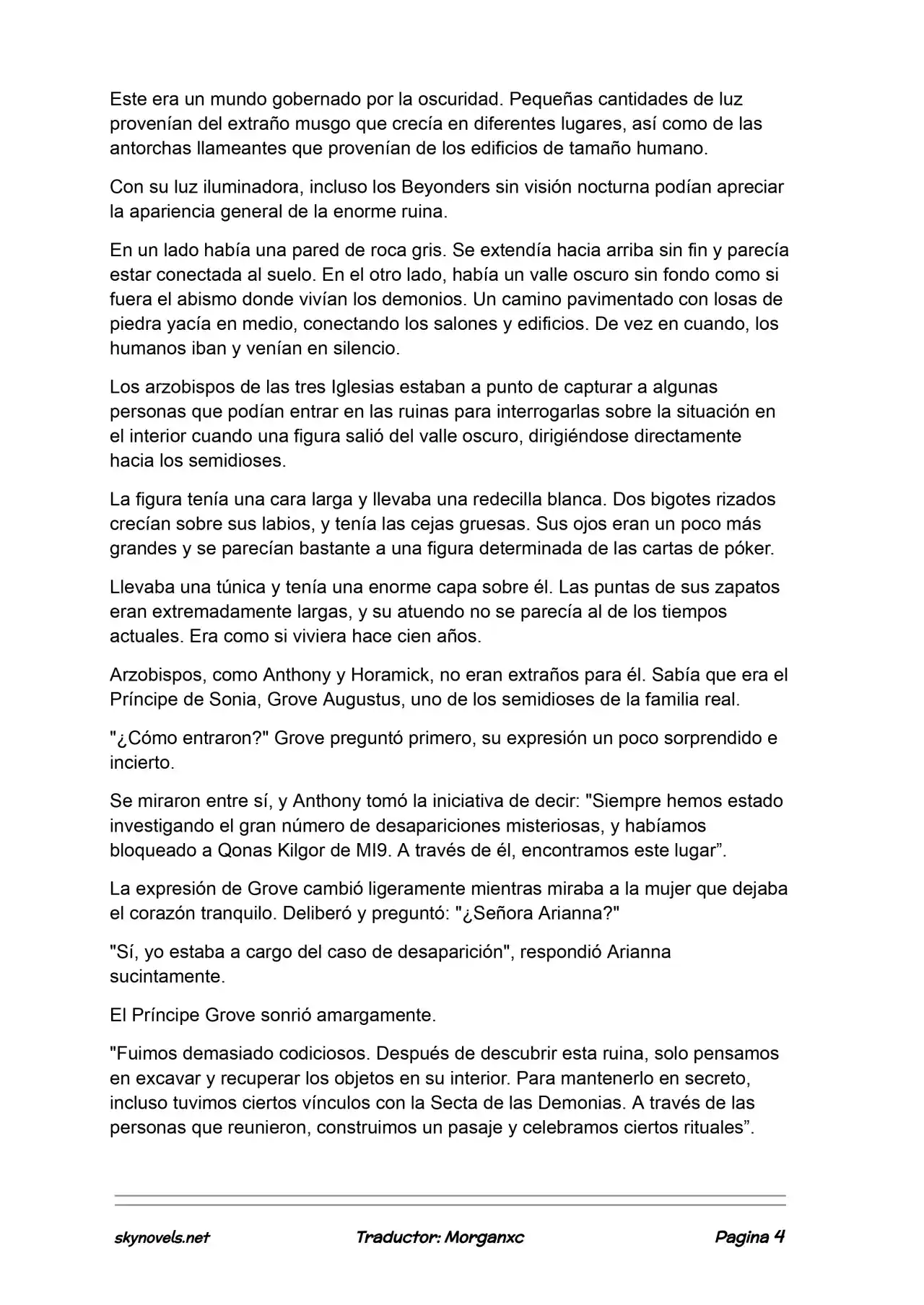 Lord Of The Mysteries (Novela) - Capítulo 1030 - Página 4 - LectorTMOo