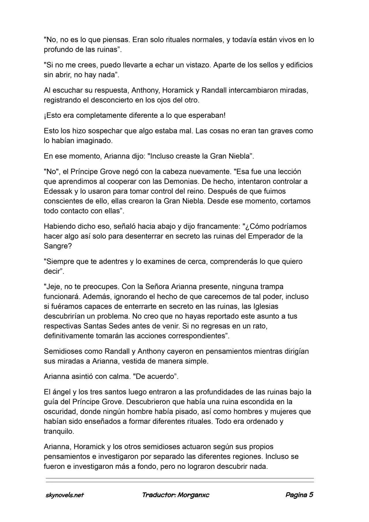 Lord Of The Mysteries (Novela) - Capítulo 1030 - Página 5 - LectorTMOo