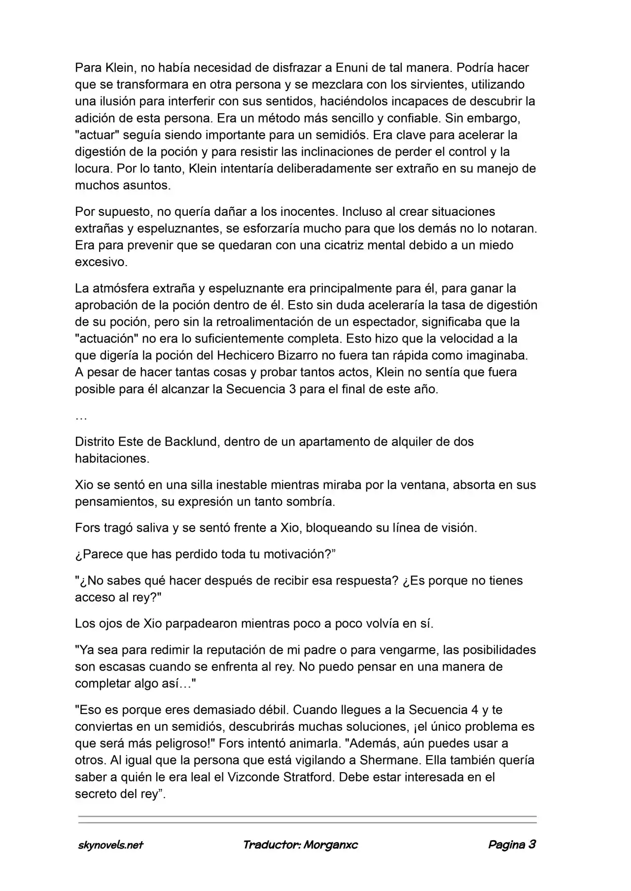 Lord Of The Mysteries (Novela) - Capítulo 1031 - Página 3 - LectorTMOo