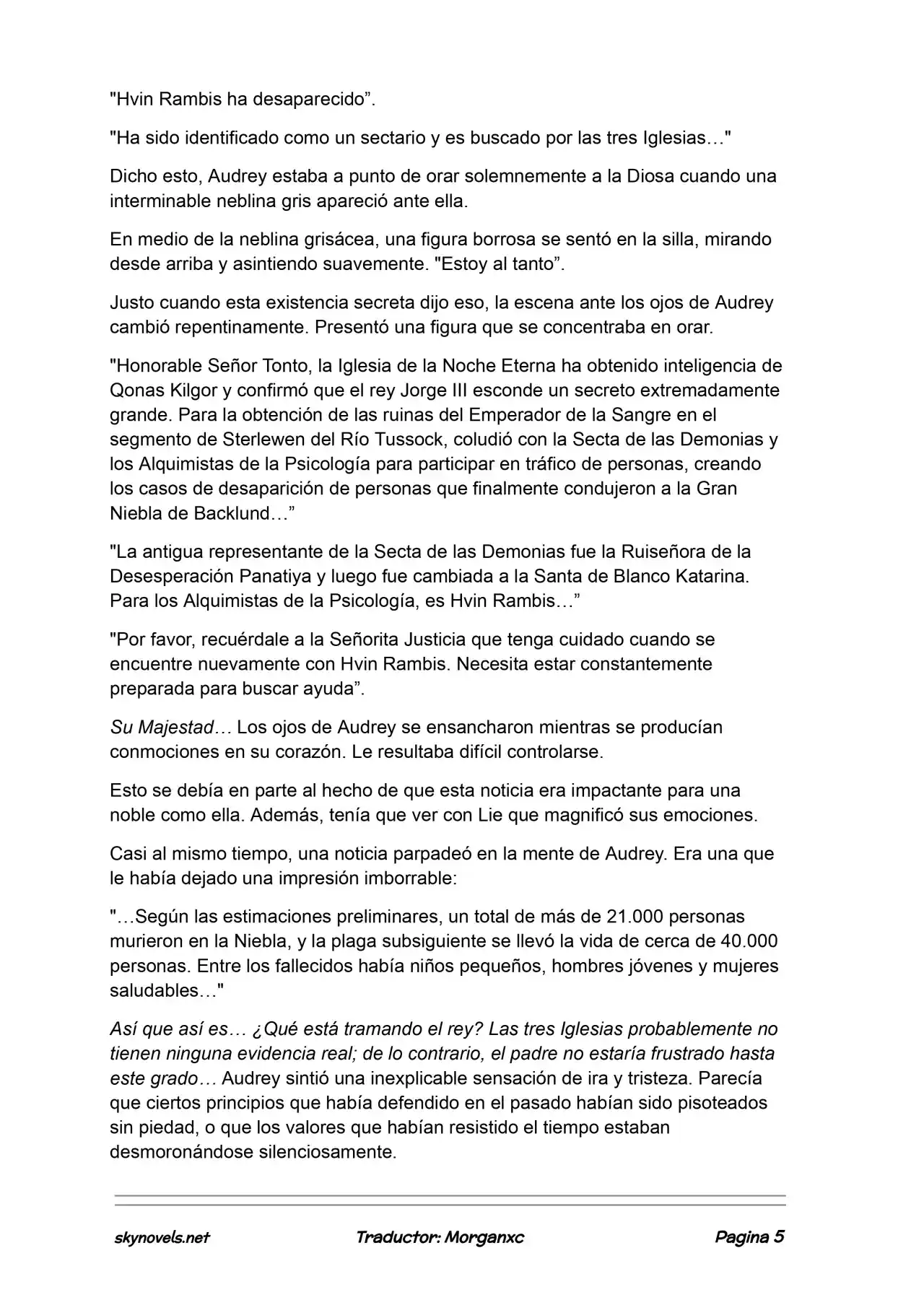 Lord Of The Mysteries (Novela) - Capítulo 1034 - Página 5 - LectorTMOo