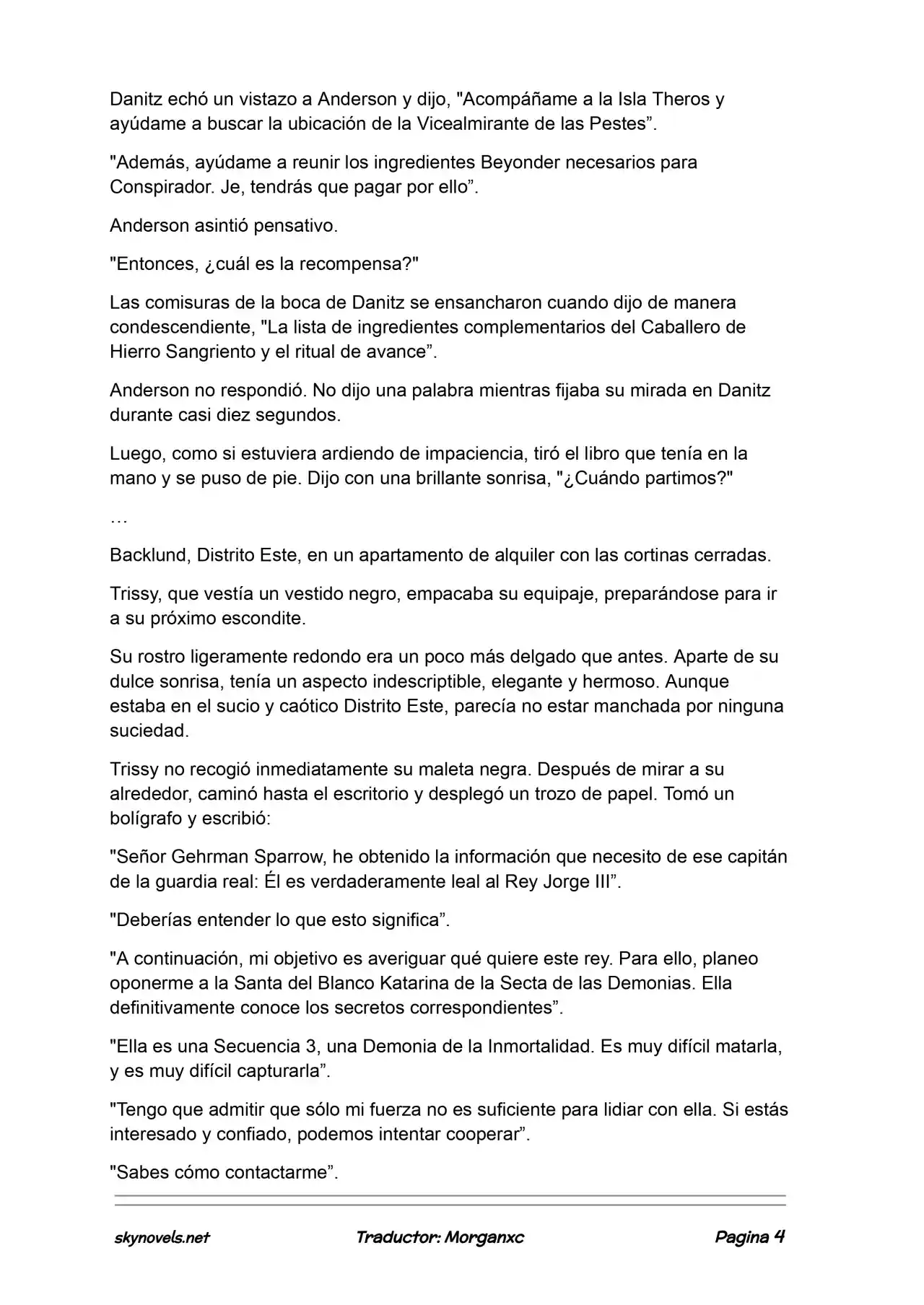 Lord Of The Mysteries (Novela) - Capítulo 1043 - Página 4 - LectorTMOo