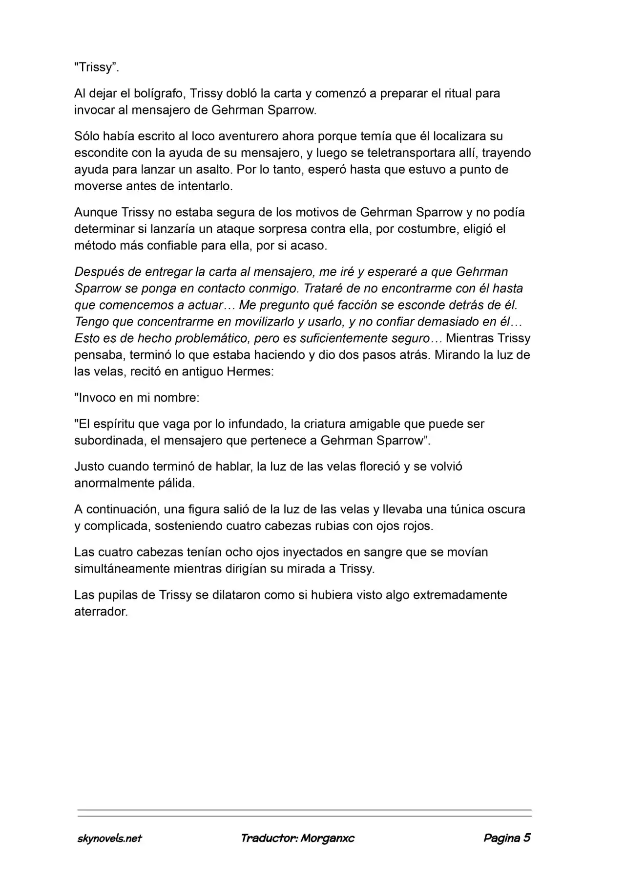 Lord Of The Mysteries (Novela) - Capítulo 1043 - Página 5 - LectorTMOo