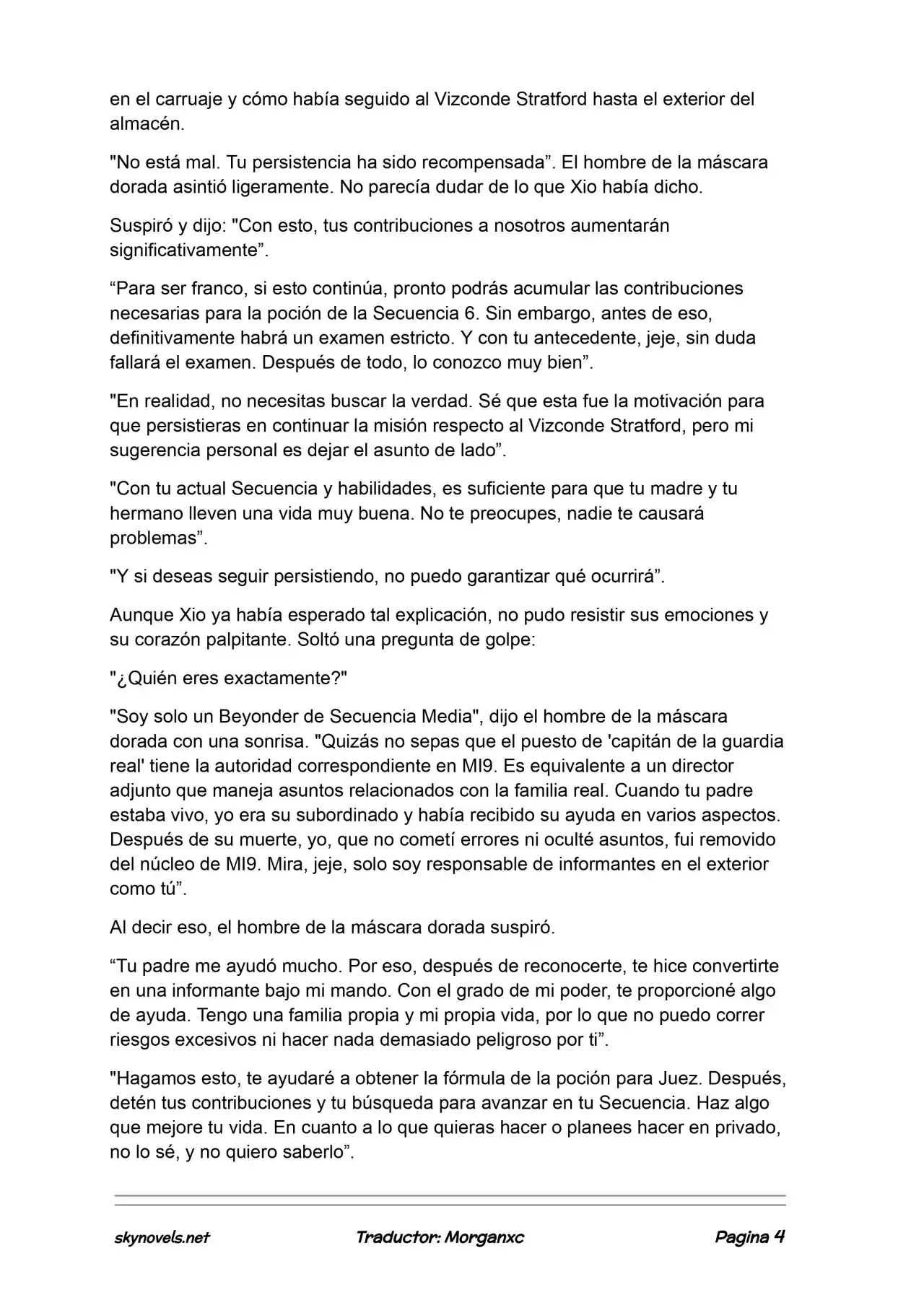 Lord Of The Mysteries (Novela) - Capítulo 1044 - Página 4 - LectorTMOo