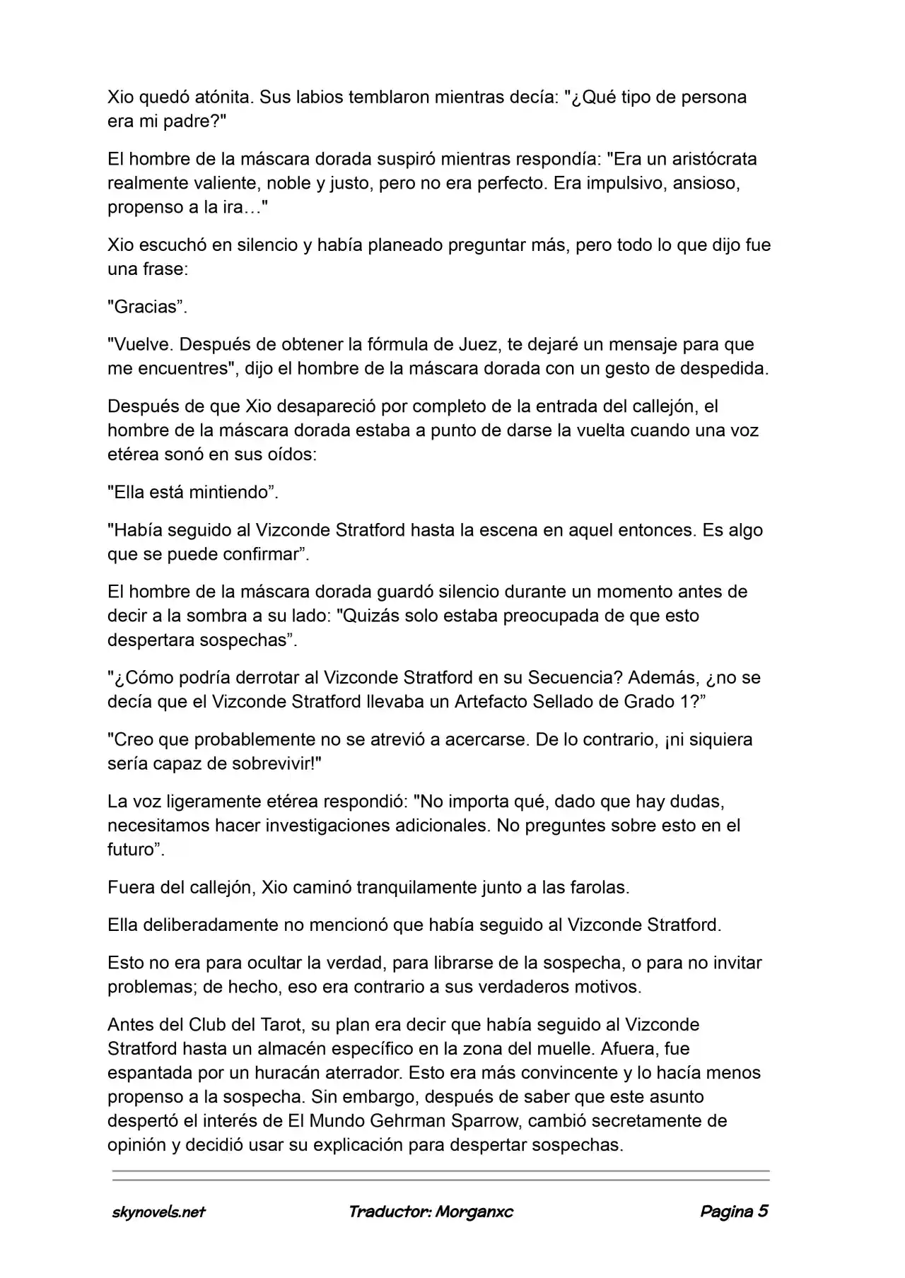Lord Of The Mysteries (Novela) - Capítulo 1044 - Página 5 - LectorTMOo