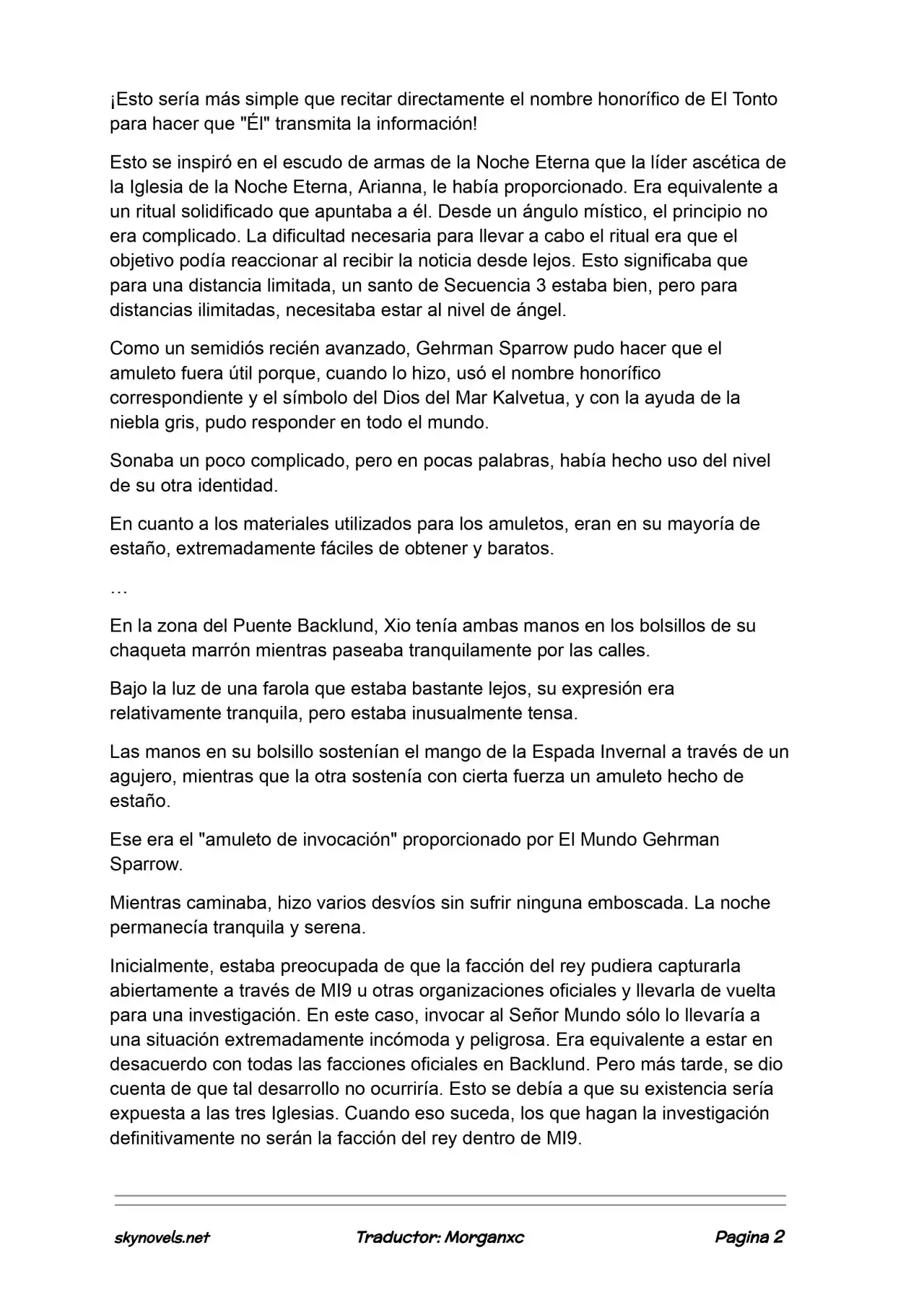 Lord Of The Mysteries (Novela) - Capítulo 1045 - Página 2 - LectorTMOo