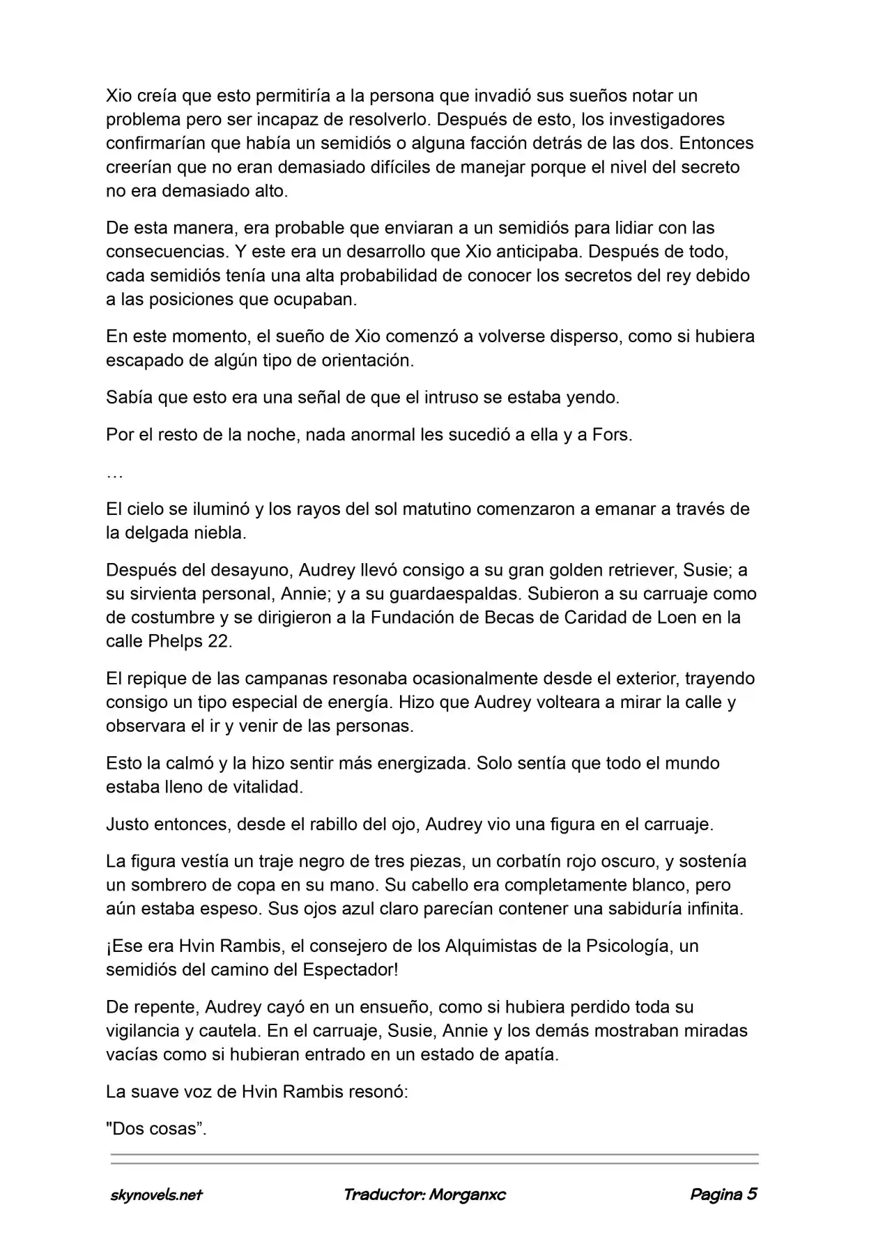 Lord Of The Mysteries (Novela) - Capítulo 1045 - Página 5 - LectorTMOo