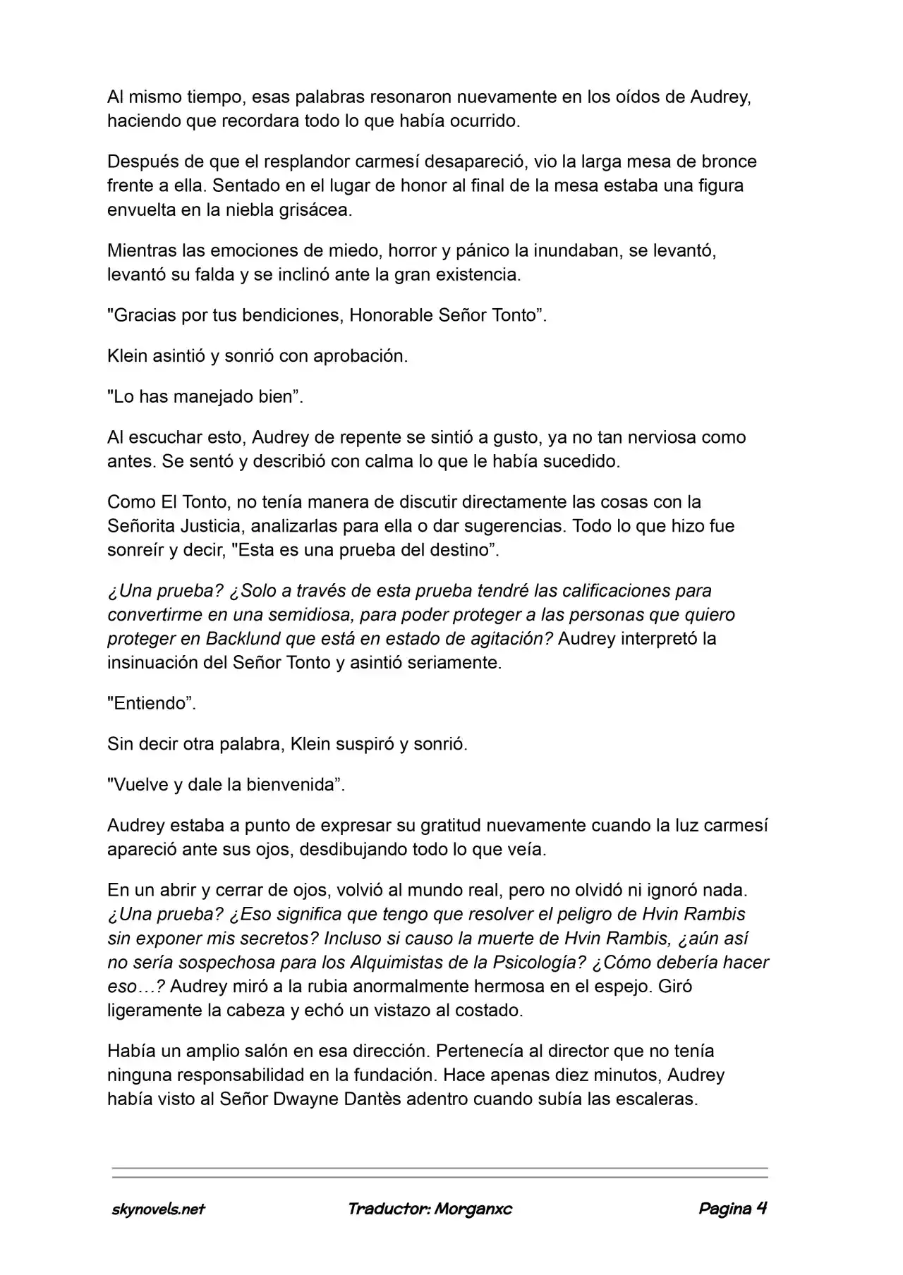 Lord Of The Mysteries (Novela) - Capítulo 1046 - Página 4 - LectorTMOo