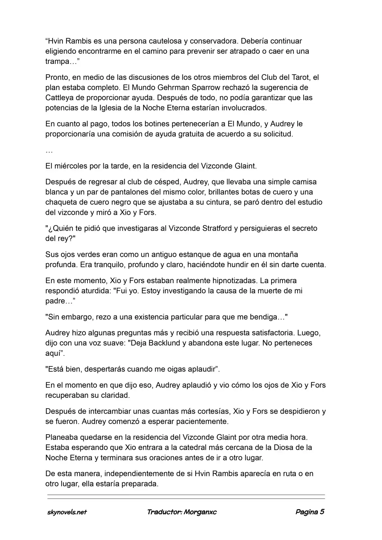 Lord Of The Mysteries (Novela) - Capítulo 1048 - Página 5 - LectorTMOo