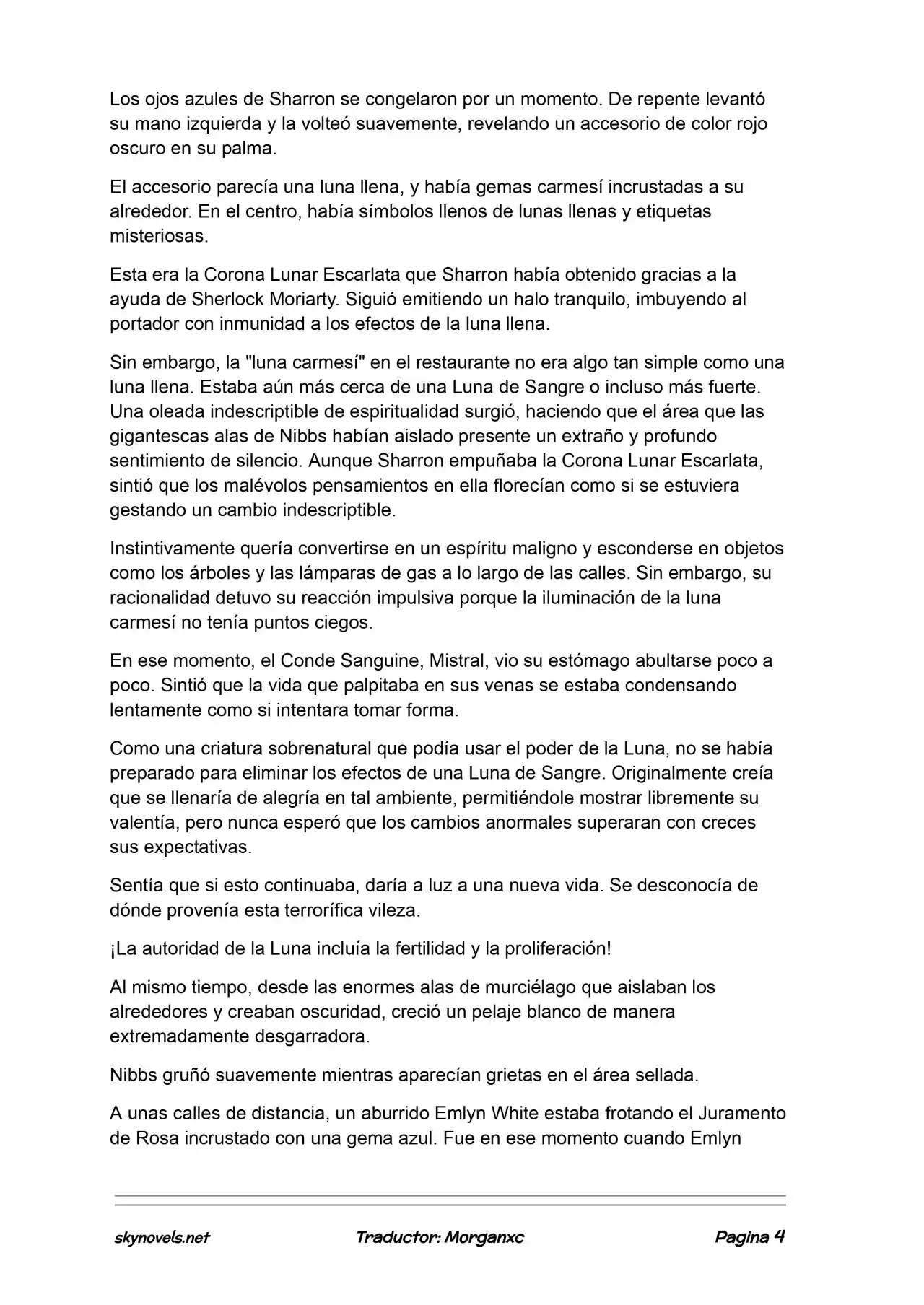 Lord Of The Mysteries (Novela) - Capítulo 1059 - Página 4 - LectorTMOo
