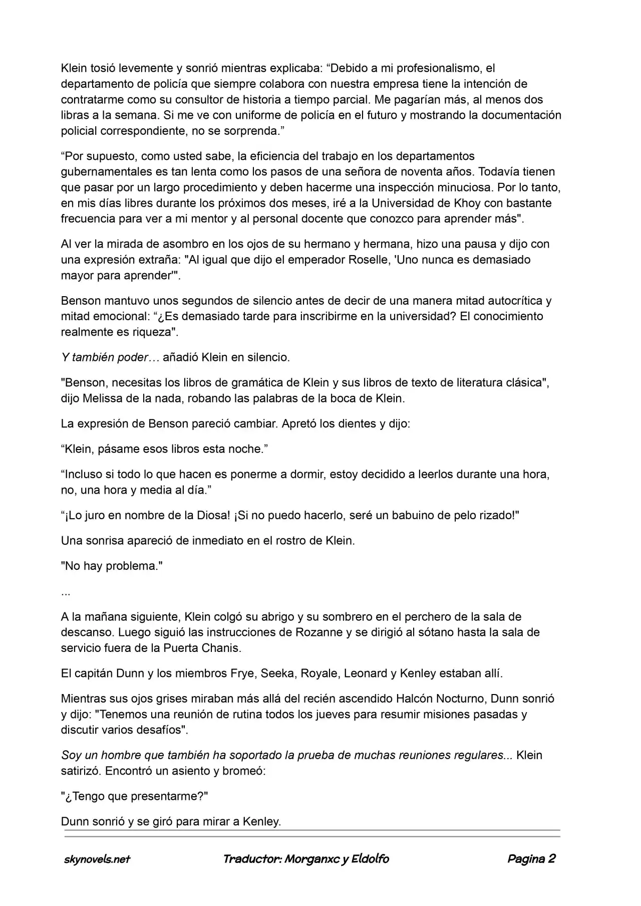 Lord Of The Mysteries (Novela) - Capítulo 106 - Página 2 - LectorTMOo
