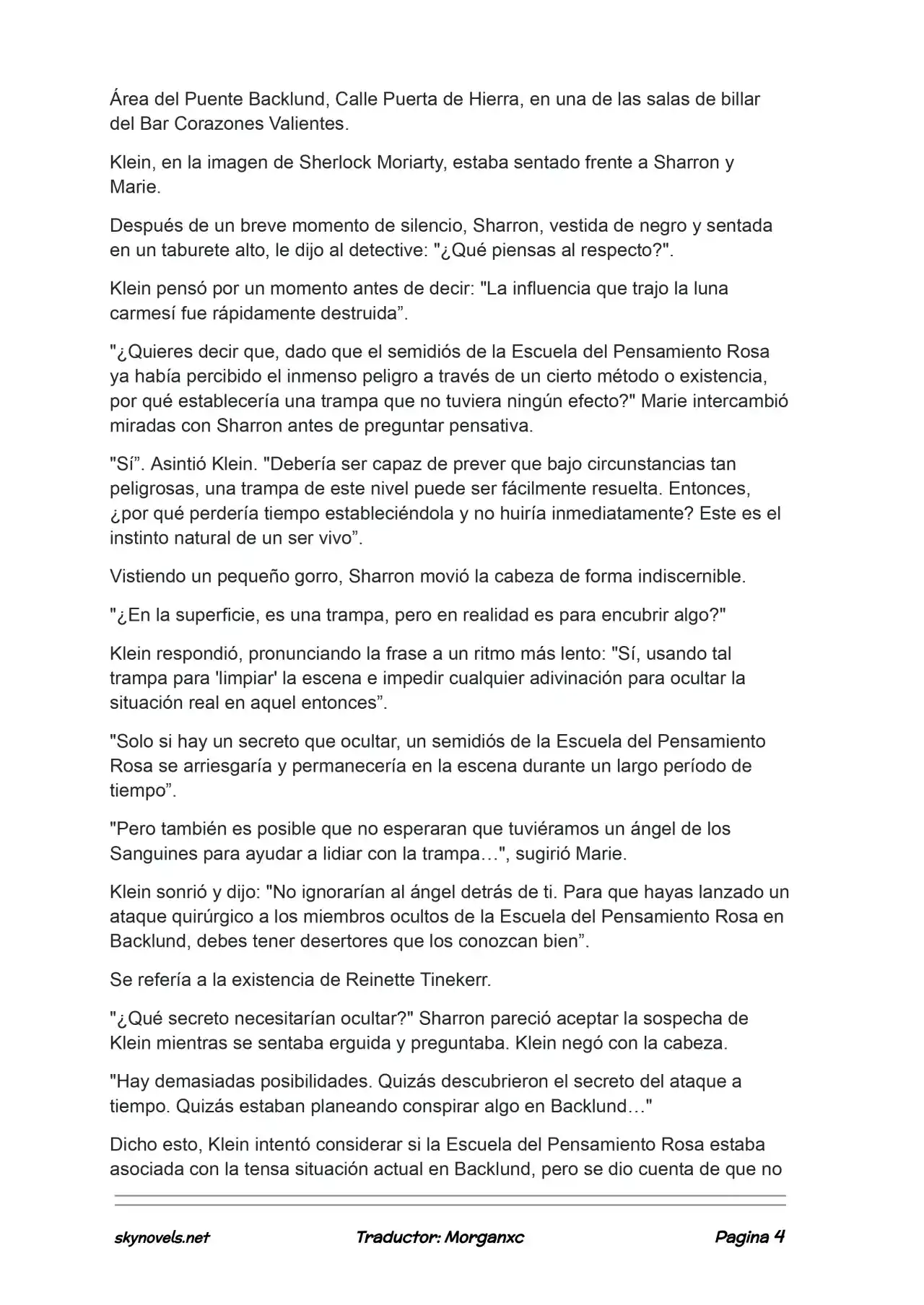 Lord Of The Mysteries (Novela) - Capítulo 1060 - Página 4 - LectorTMOo