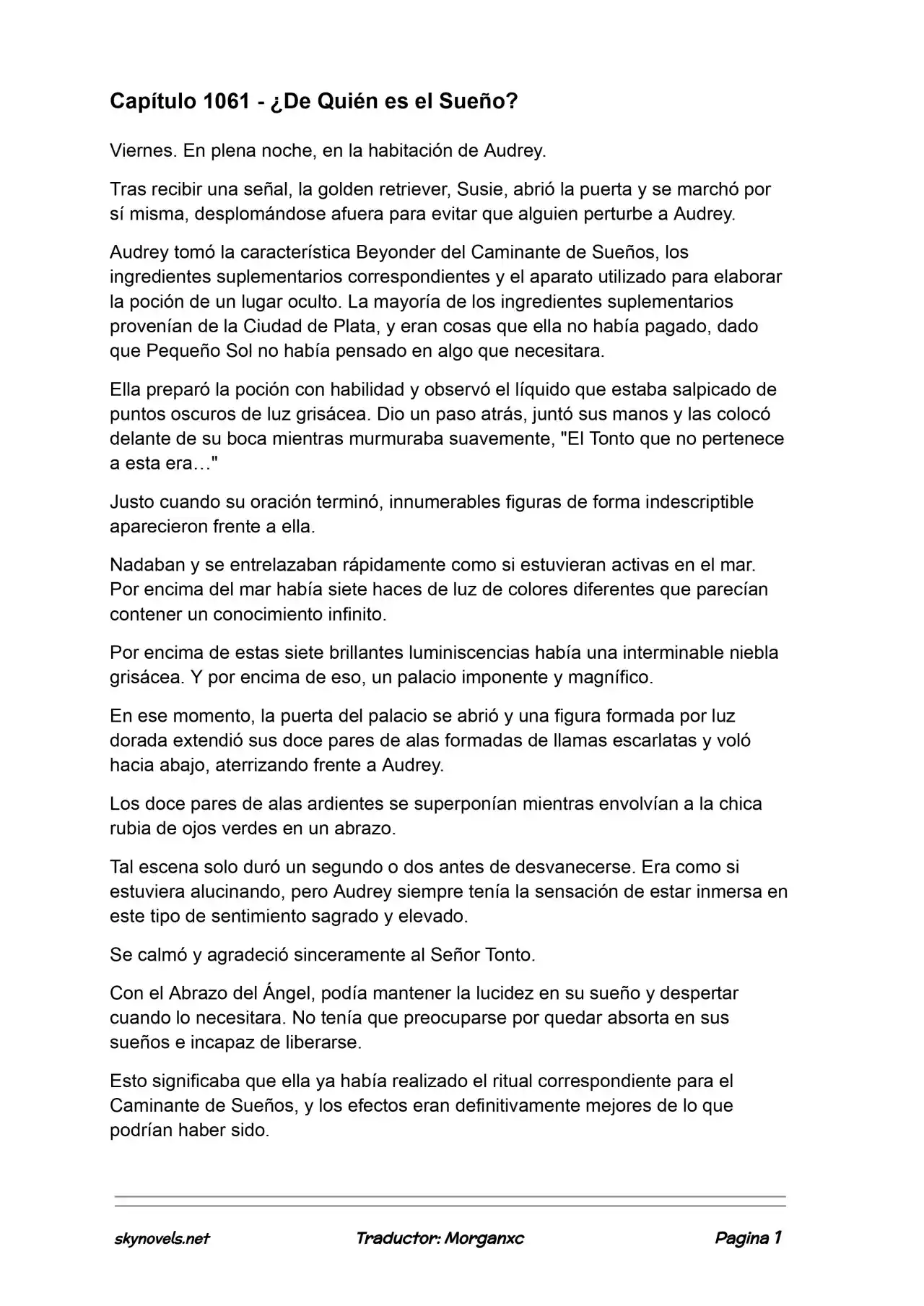 Lord Of The Mysteries (Novela) - Capítulo 1061 - Página 1 - LectorTMOo