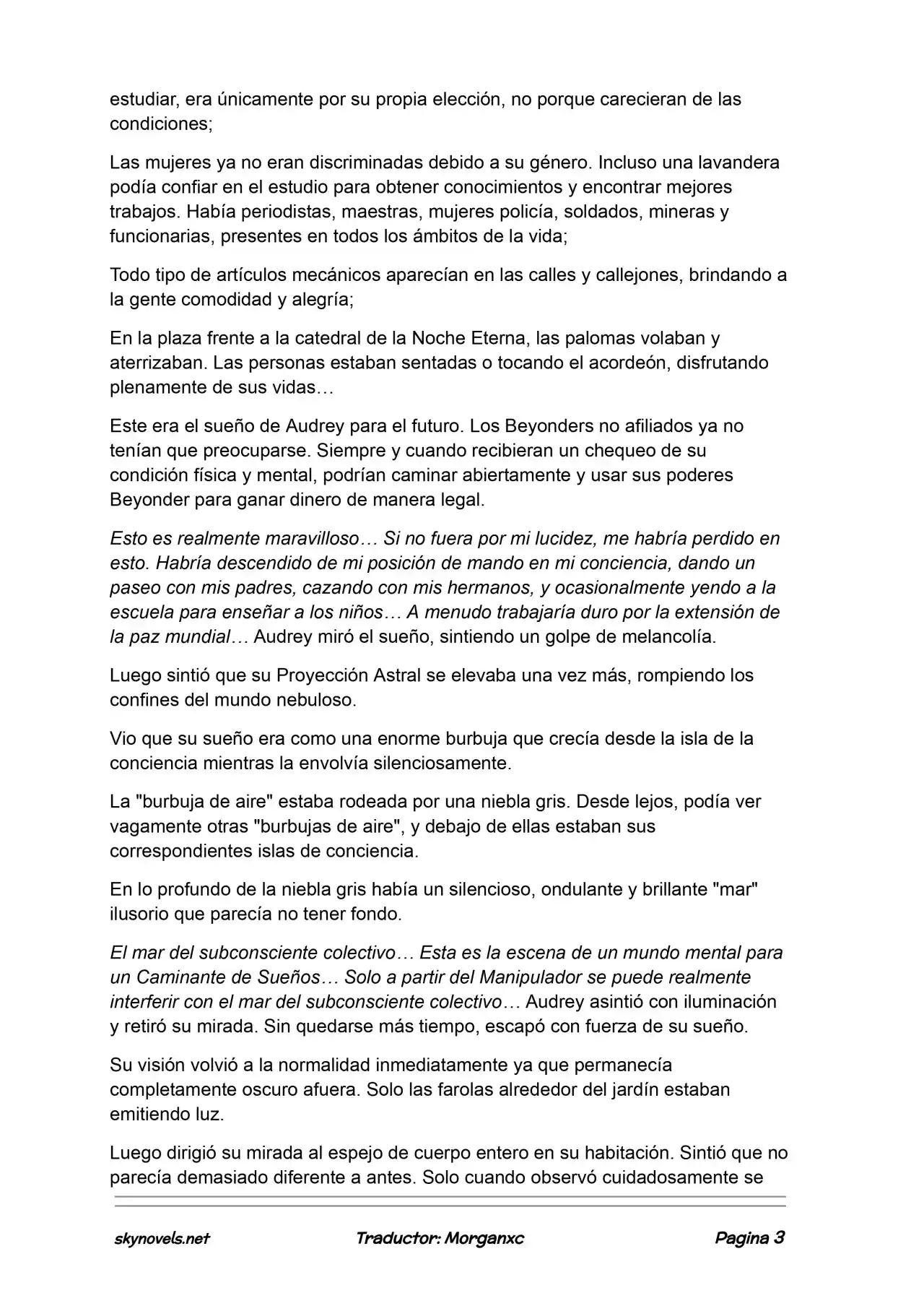 Lord Of The Mysteries (Novela) - Capítulo 1061 - Página 3 - LectorTMOo
