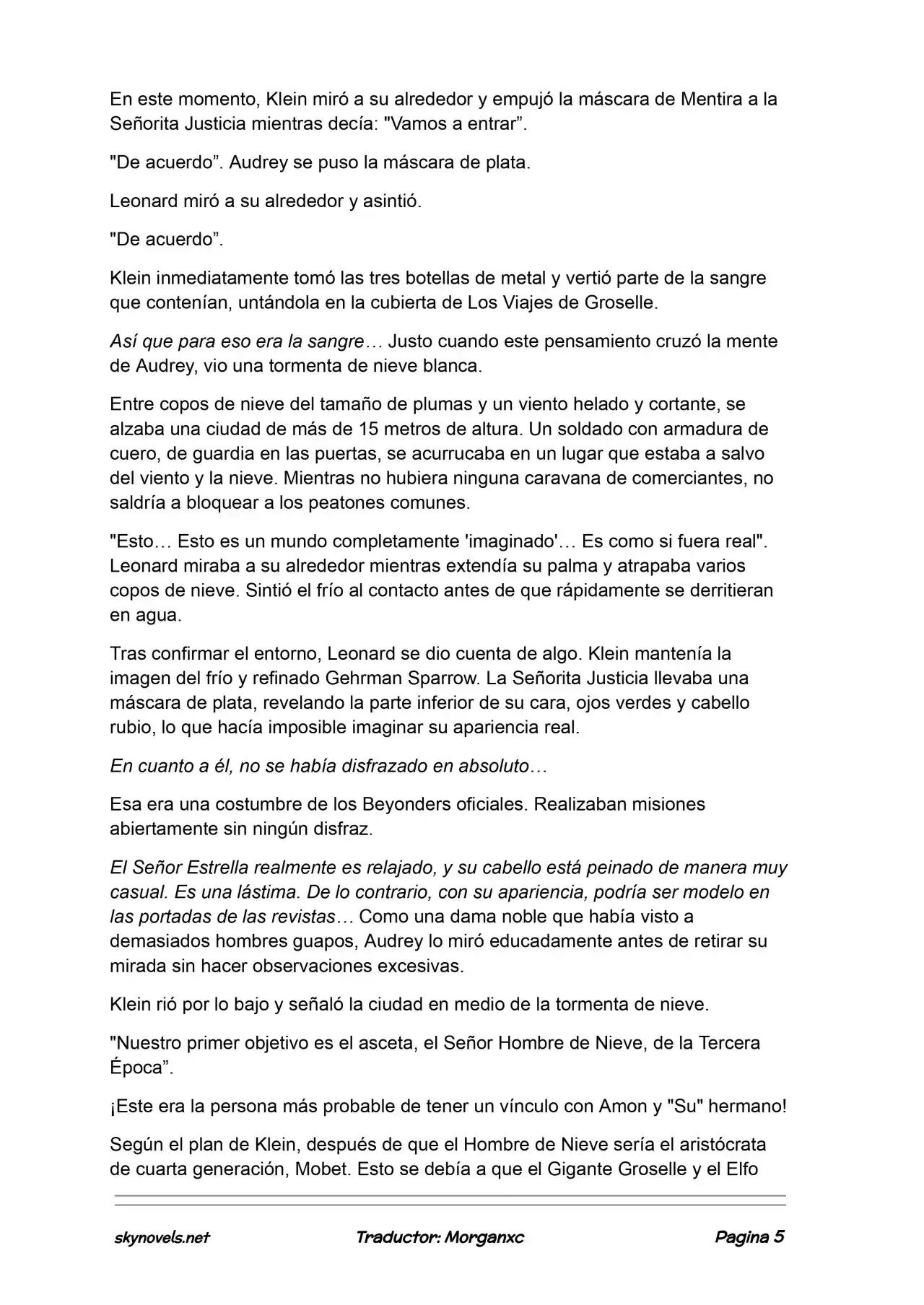 Lord Of The Mysteries (Novela) - Capítulo 1062 - Página 5 - LectorTMOo