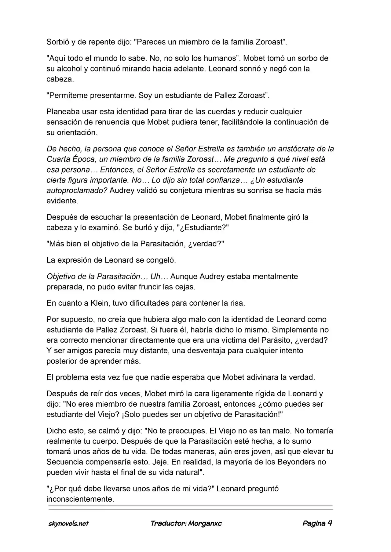 Lord Of The Mysteries (Novela) - Capítulo 1064 - Página 4 - LectorTMOo